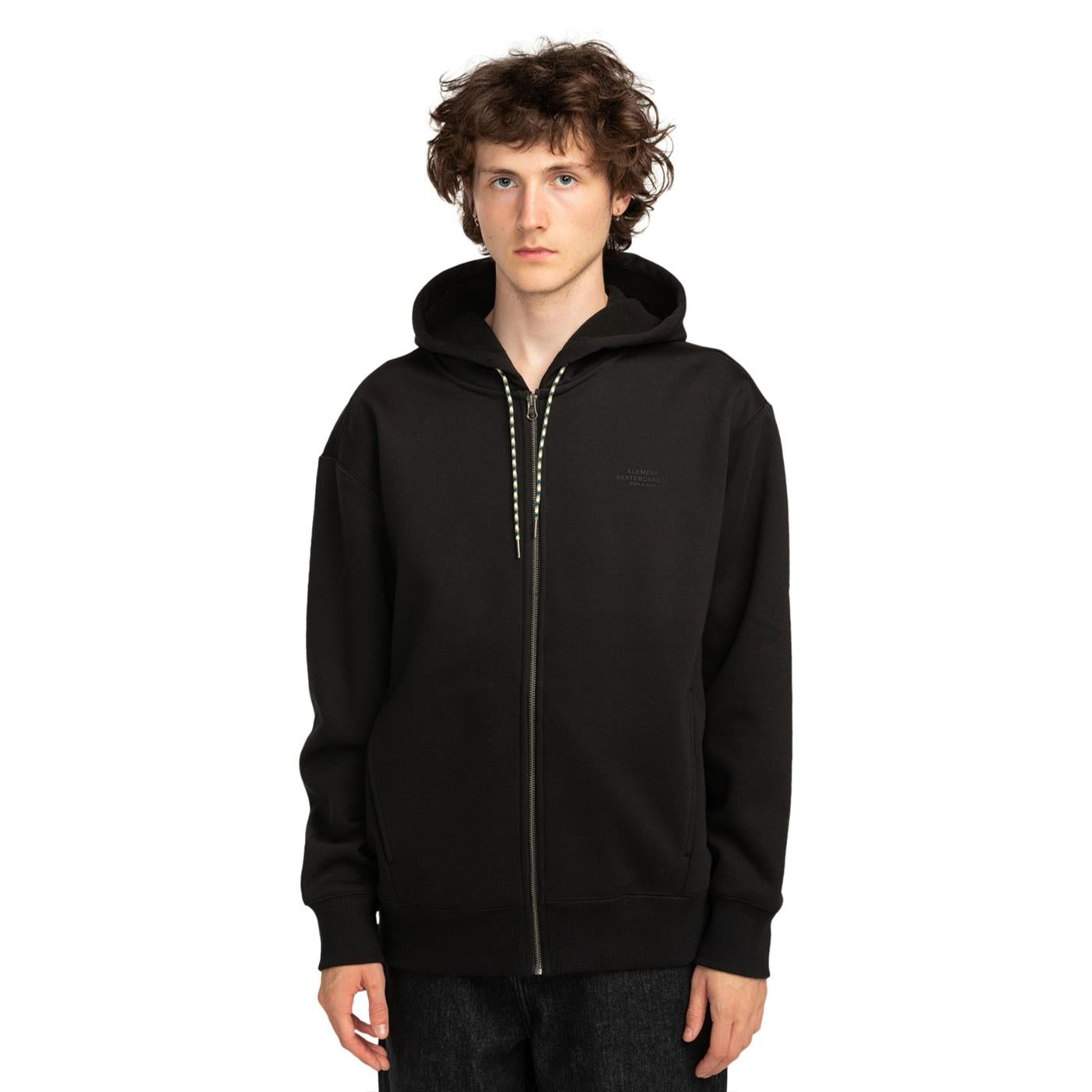 Element Rain Cornell Full-Zip Hoodie Flint Black - ELYFT00182-FBK