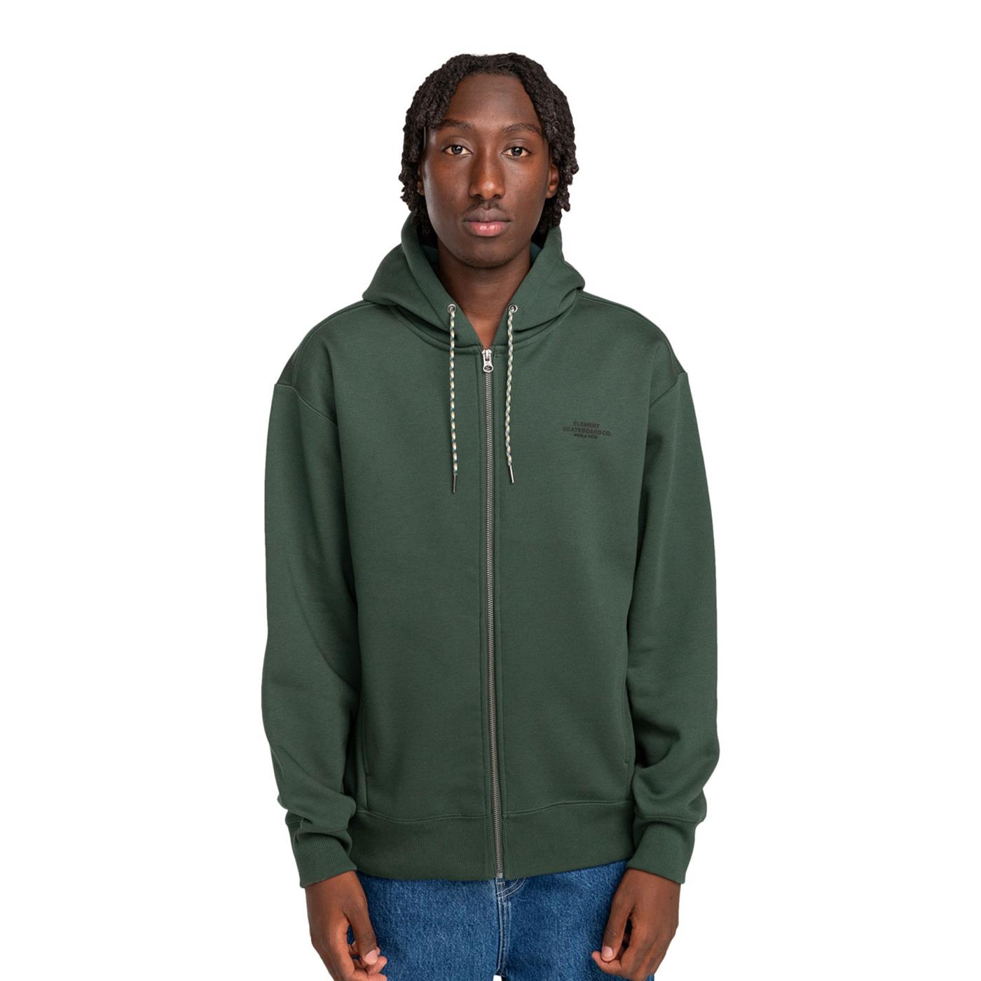 Element Rain Cornell Full-Zip Hoodie Deep Forest - ELYFT00182-KSW0