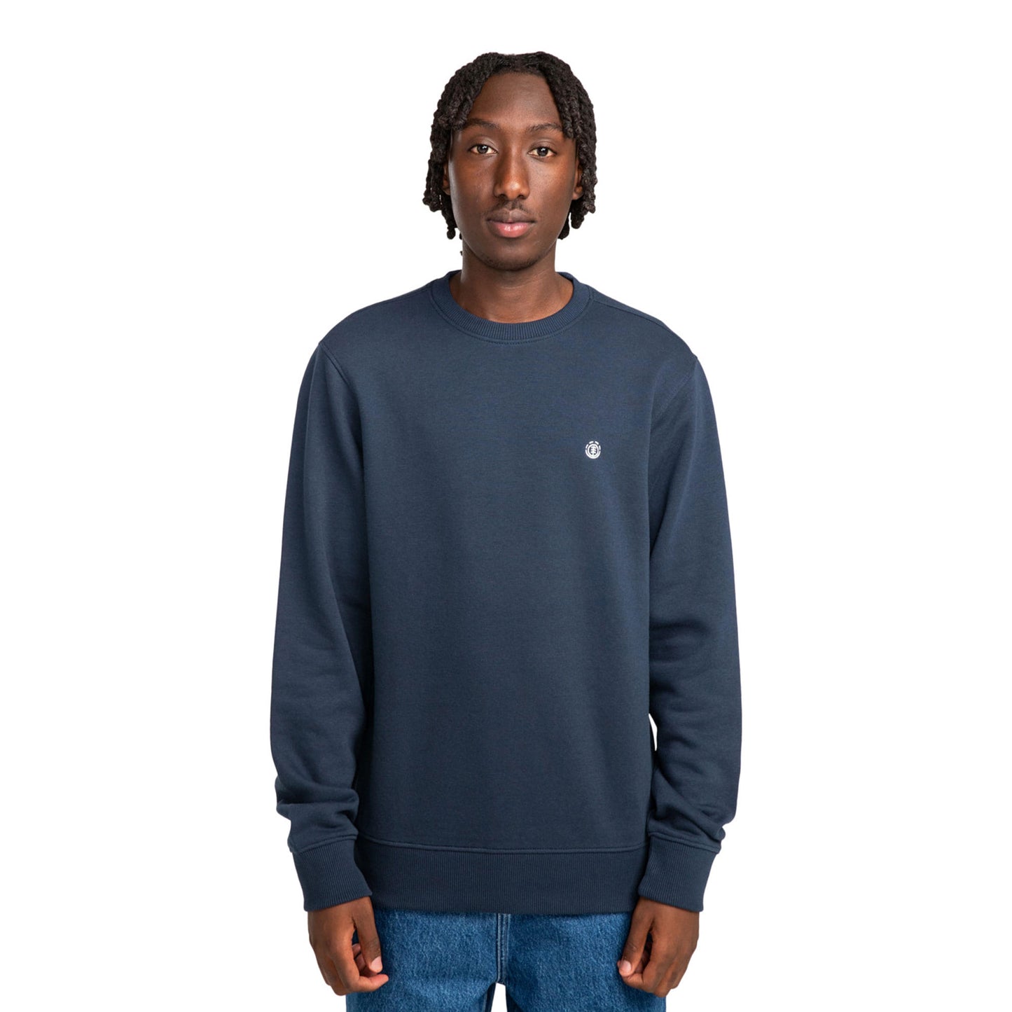 Element Icon Embroidery Crew Eclipse Navy - ELYFT00197-ECN