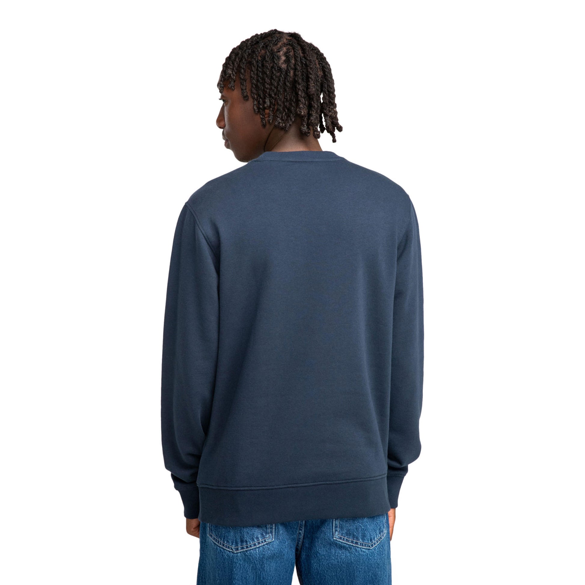 Element Icon Embroidery Crew Eclipse Navy  - ELYFT00197-ECN