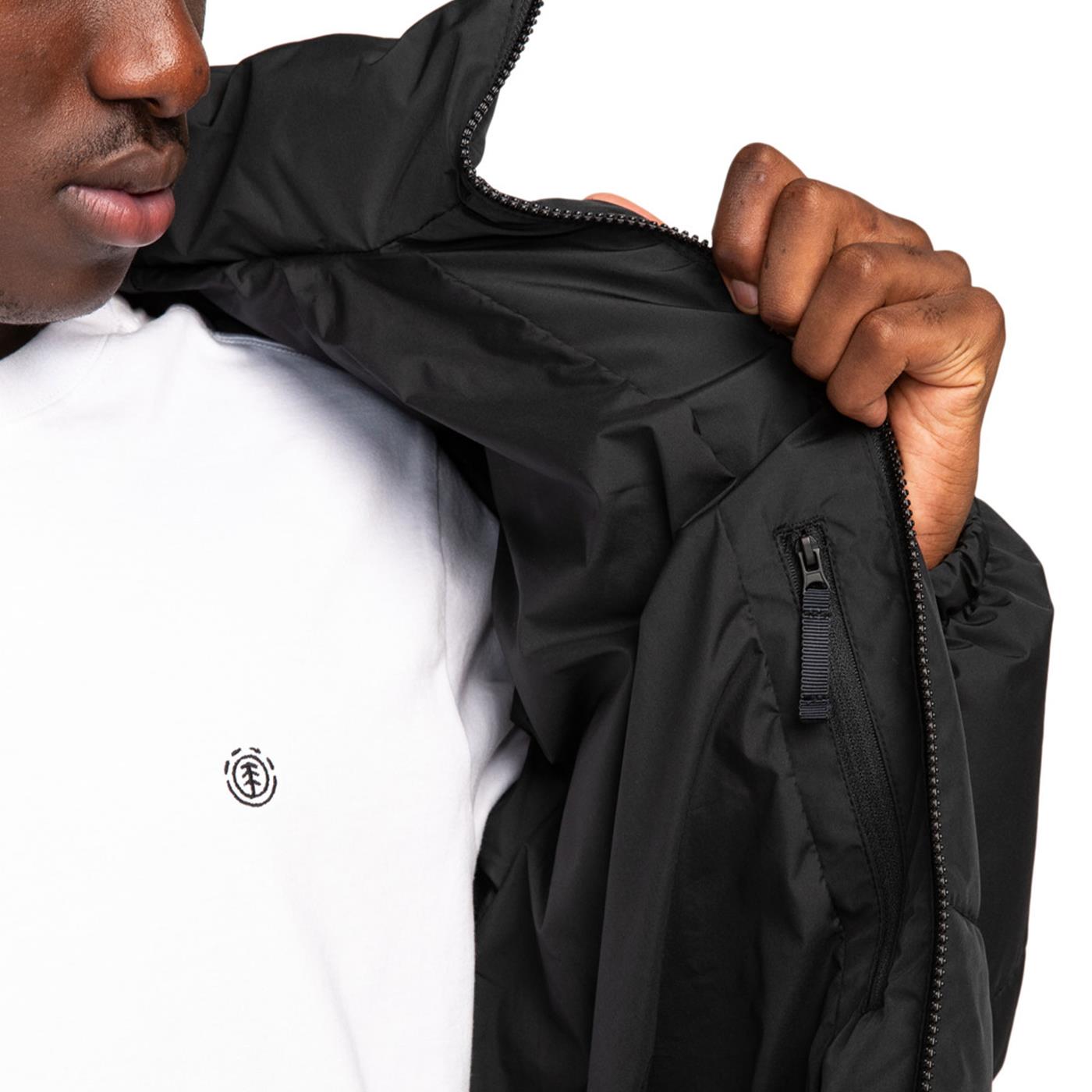 Element Classic Puffa Jacket Flint Black  - ELYJK00209-FBK