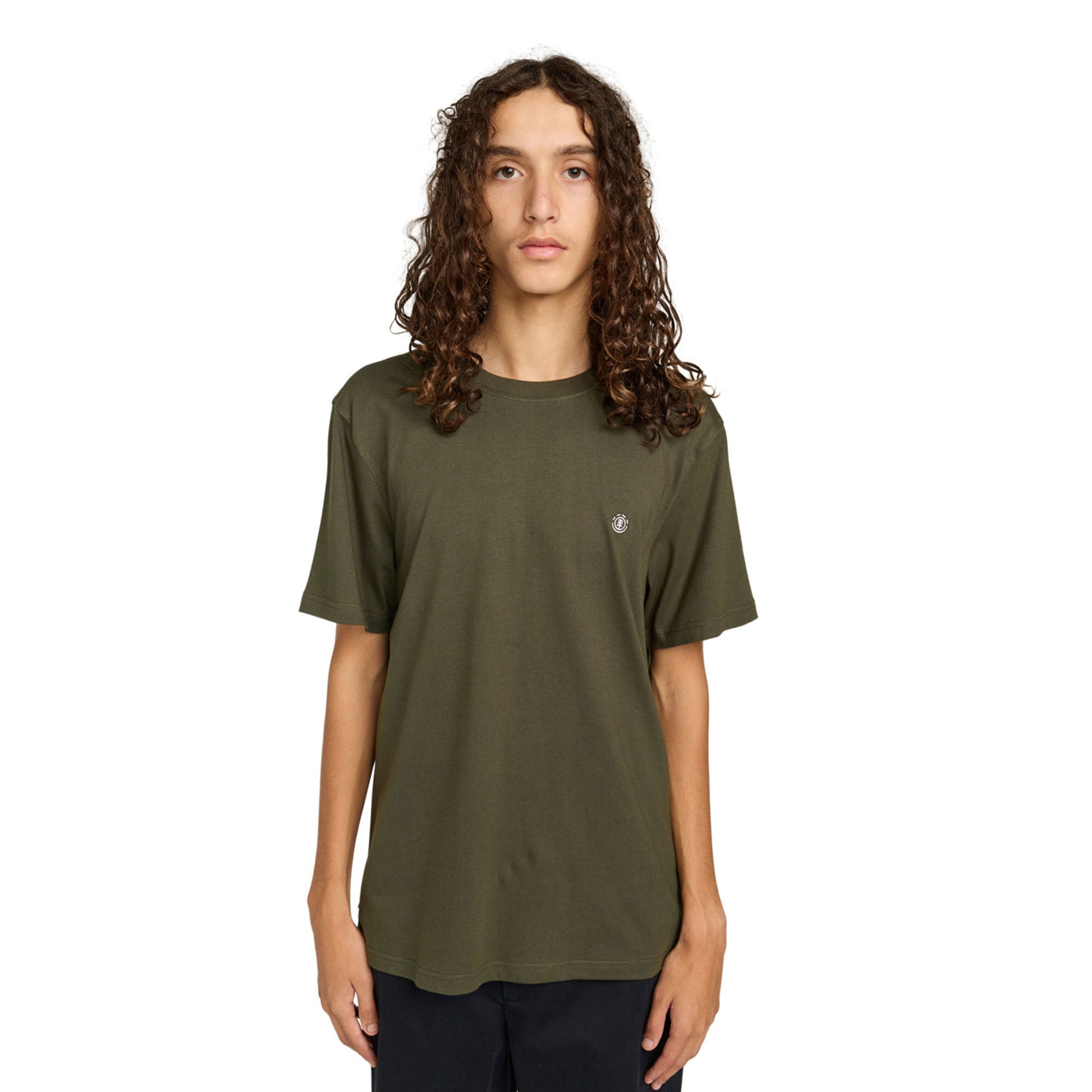 Element Icon Embroidery T-Shirt Forest Night  - ELYKT00168-CSN0
