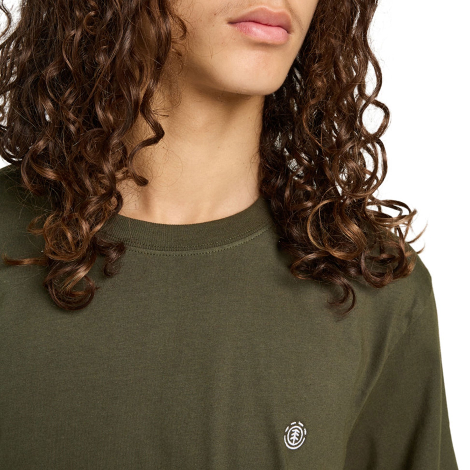 Element Icon Embroidery T-Shirt Forest Night  - ELYKT00168-CSN0