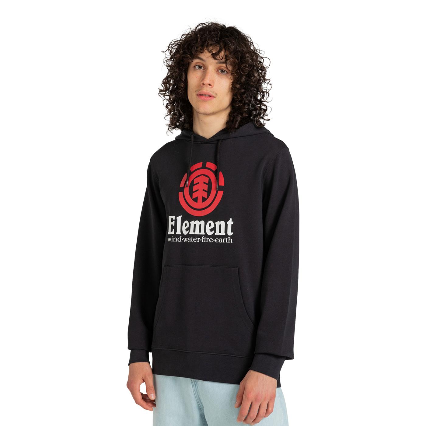 Element Vertical Hood Sweat Flint Black - ELYSF00121FBK