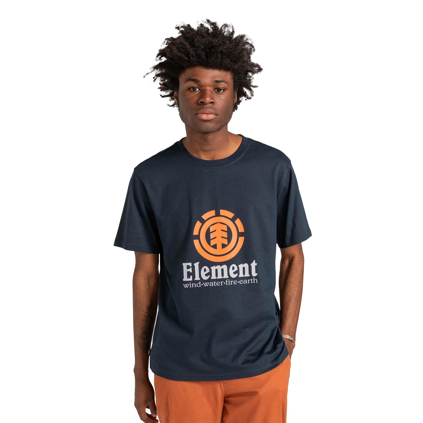 Element Vertical T-Shirt Eclipse Navy  - ELYZT00152ECN