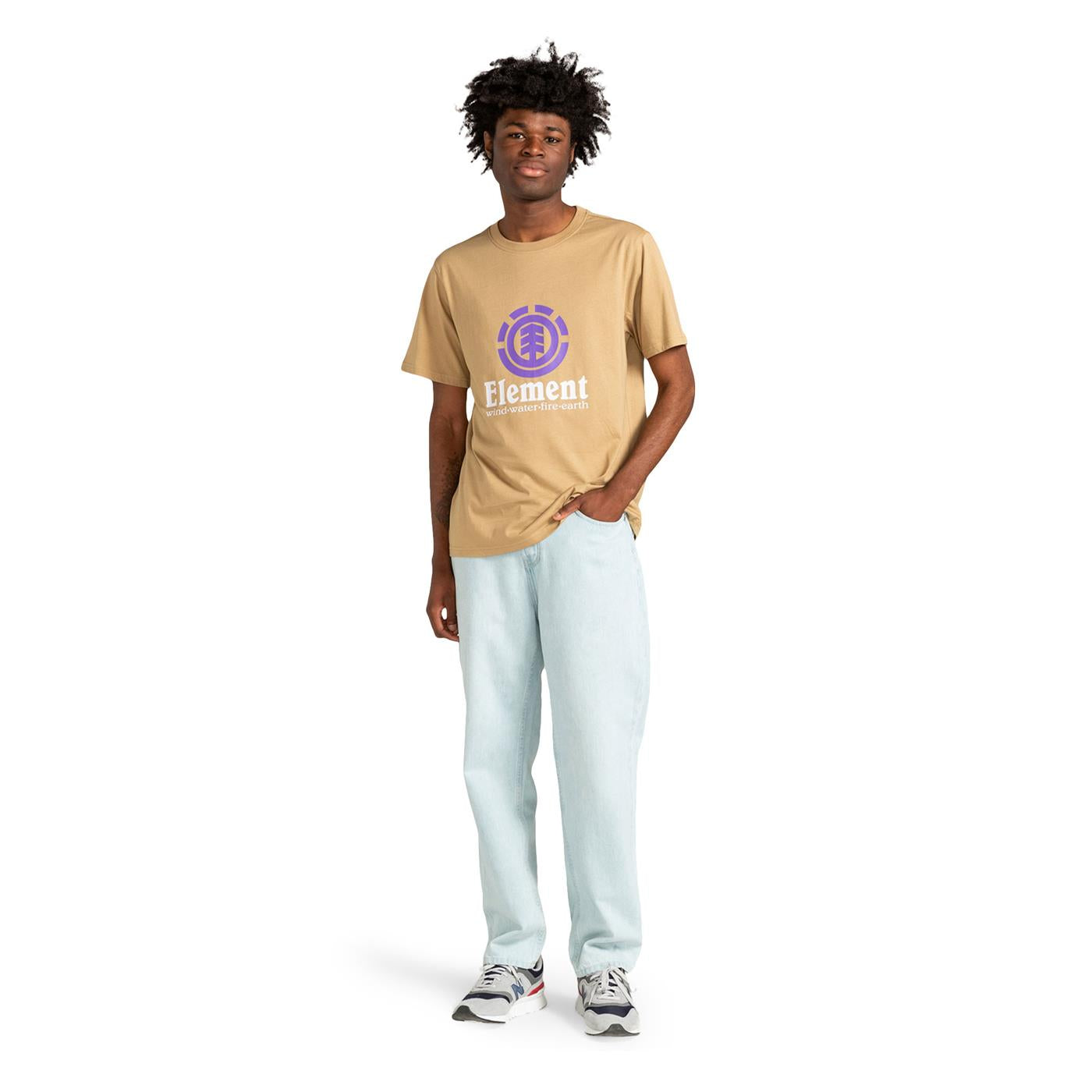 Element Vertical T-Shirt Khaki - ELYZT00152KHA