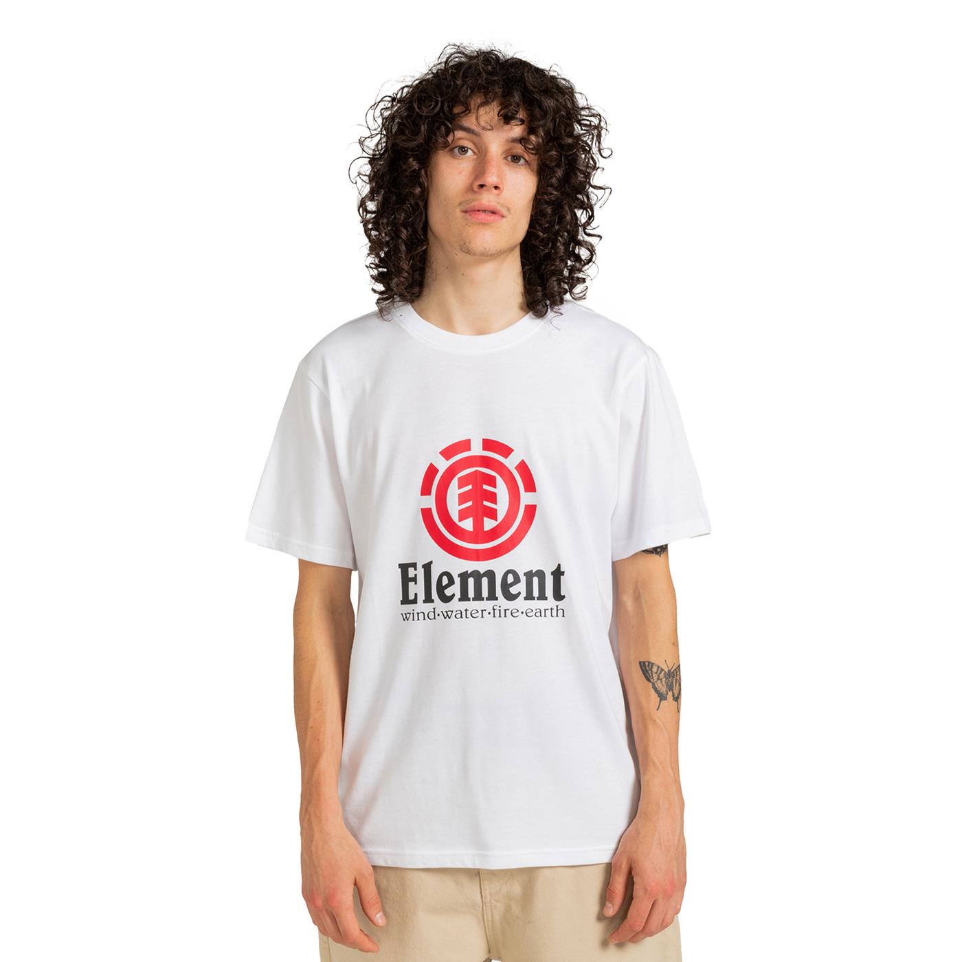 Element Vertical T-Shirt Optic White - ELYZT00152WBB0