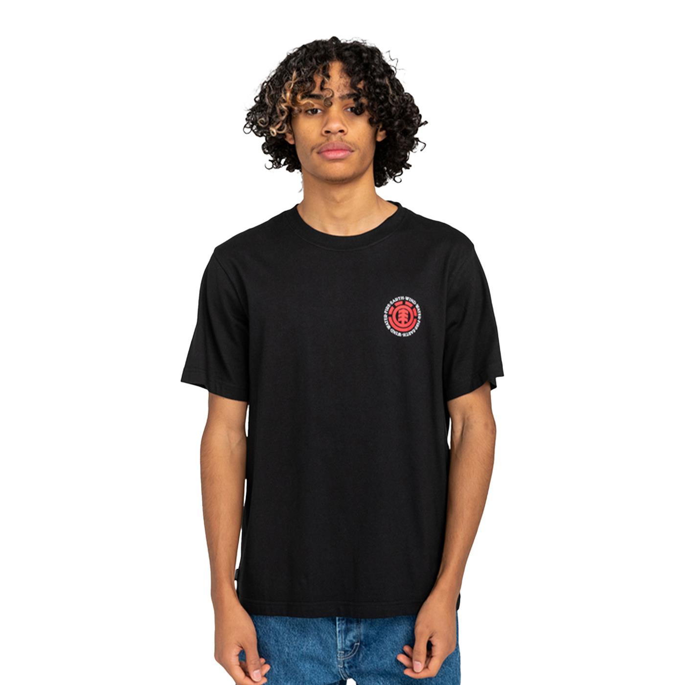 Element Seal BP T-Shirt Flint Black  - ELYZT00154KVD01