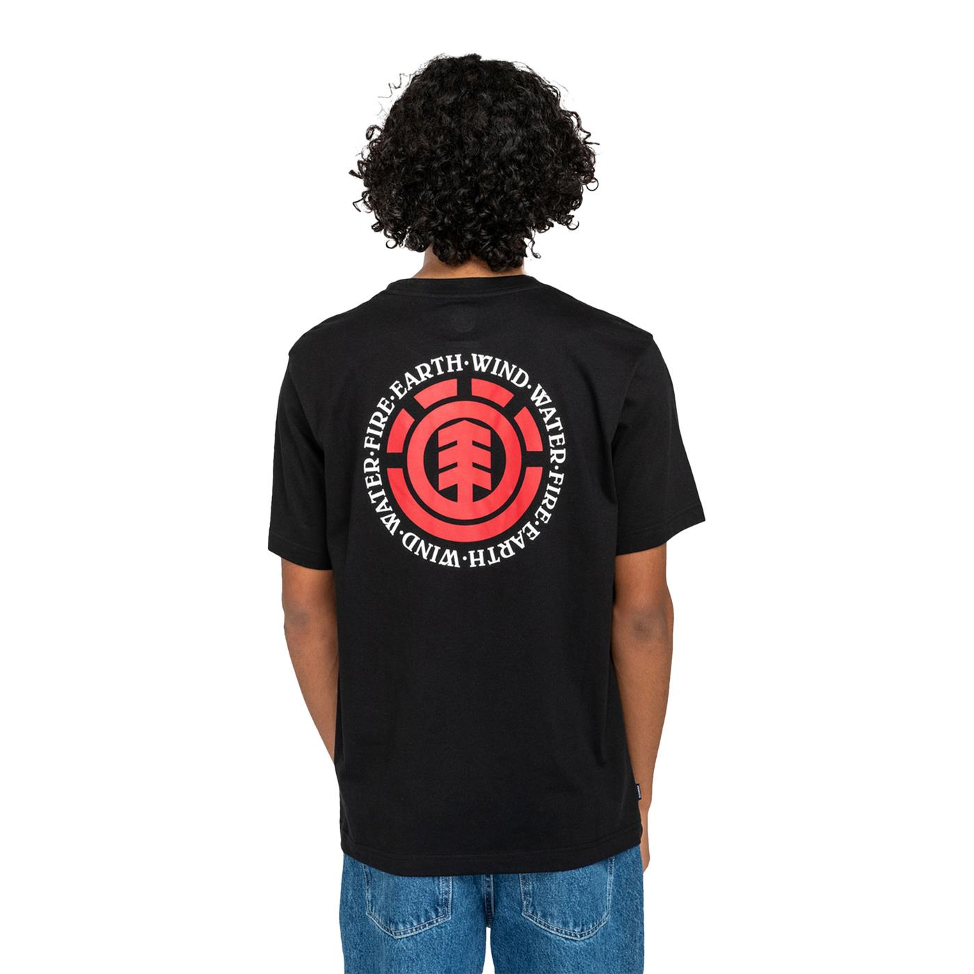 Element Seal BP T-Shirt Flint Black  - ELYZT00154KVD01