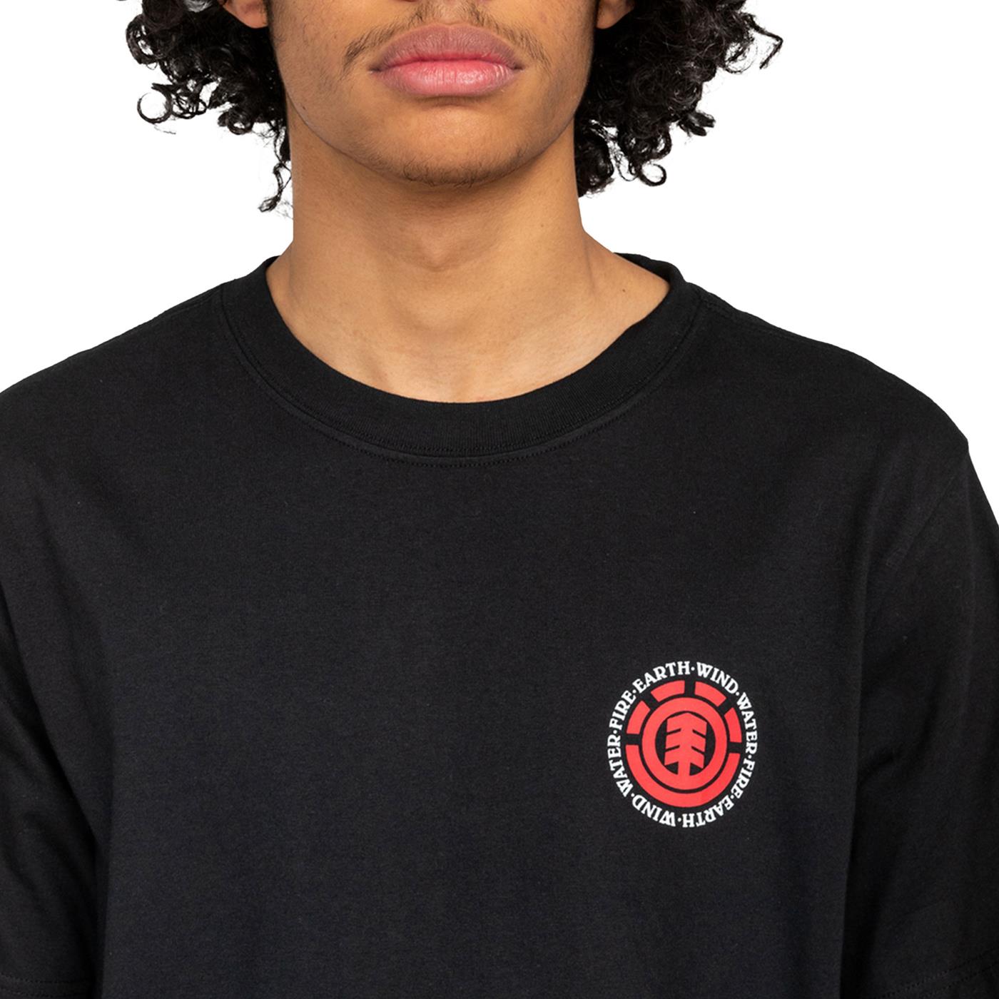 Element Seal BP T-Shirt Flint Black  - ELYZT00154KVD01