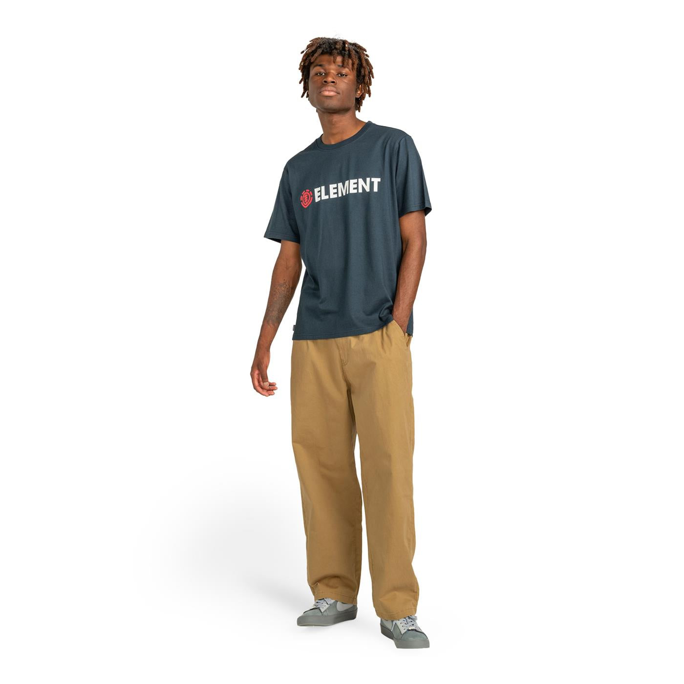 Element Blazin T-Shirt Eclipse Navy  - ELYZT00155ECN