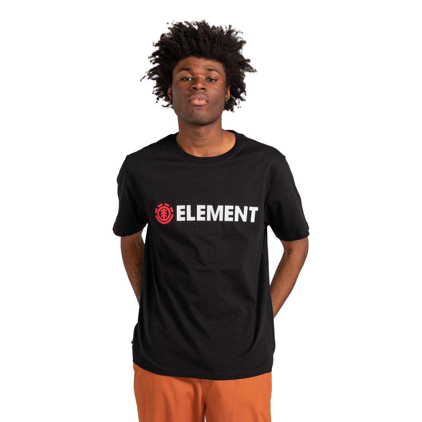 Element Blazin T-Shirt Flint Black - ELYZT00155FBK