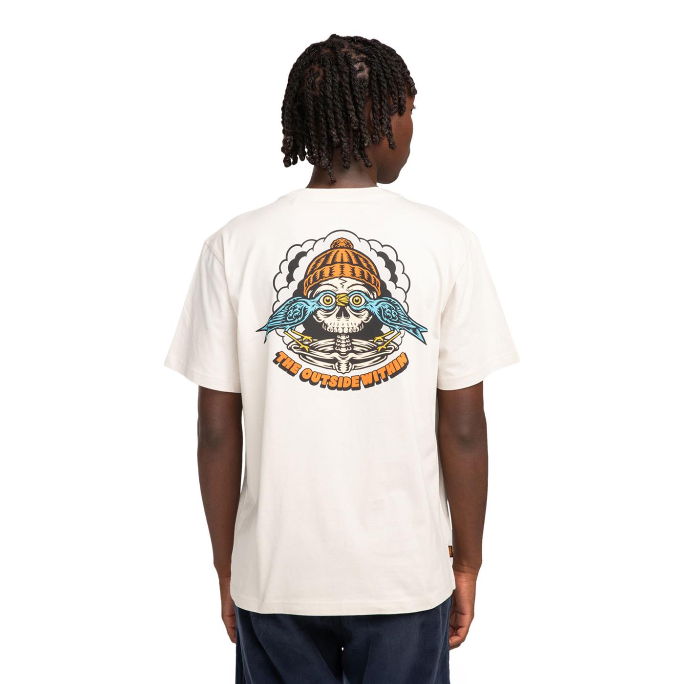 Element Birds Eye T-Shirt Oat Milk - ELYZT00439-TEG0