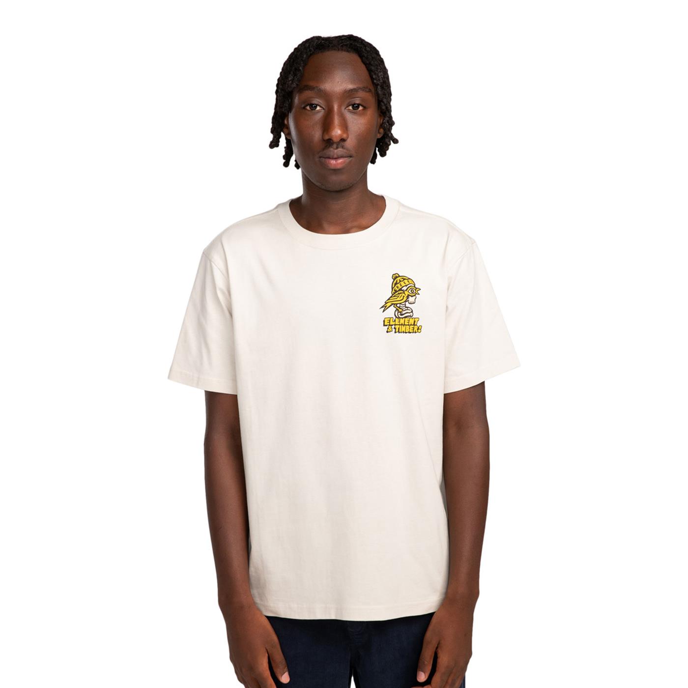 Element Birds Eye T-Shirt Oat Milk - ELYZT00439-TEG0