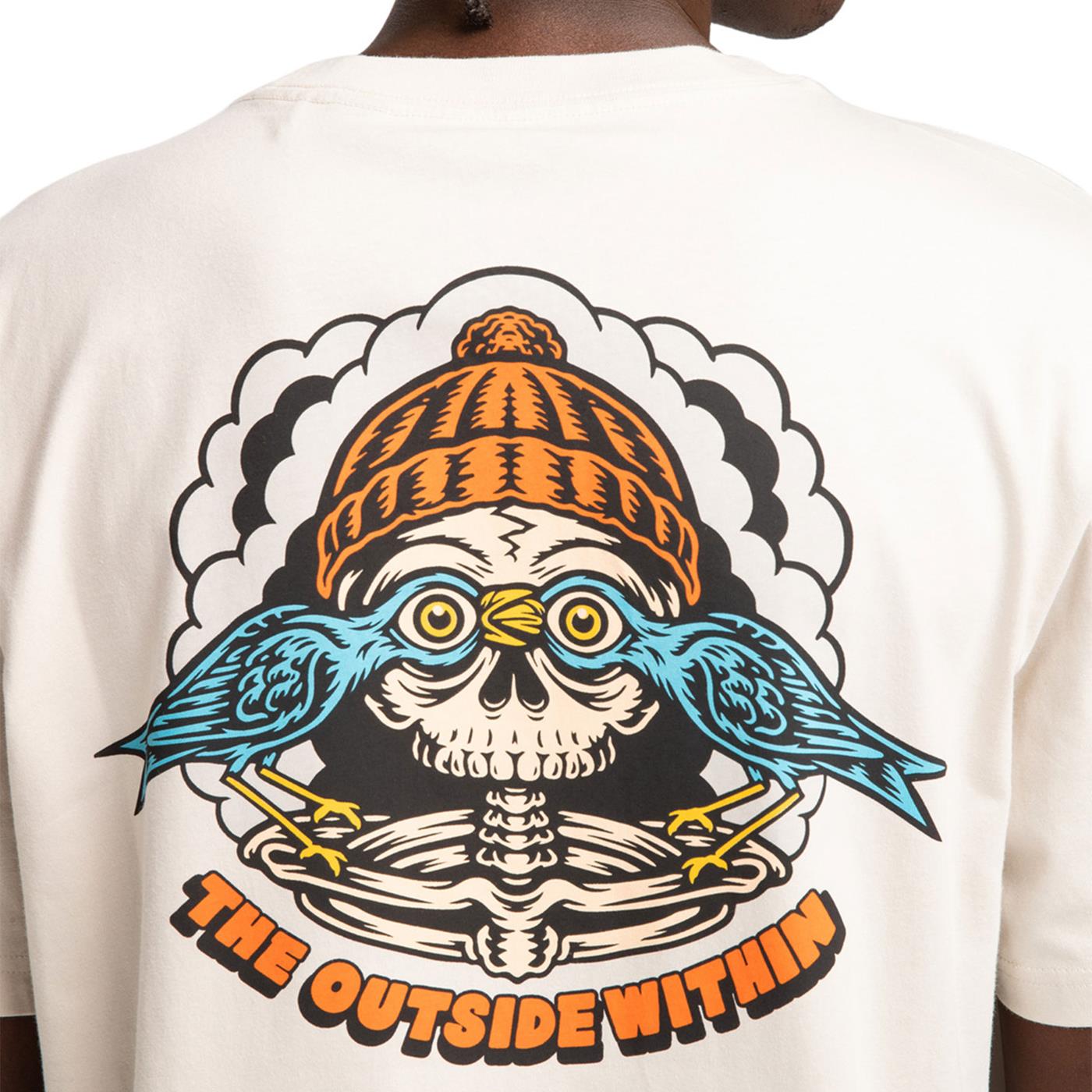 Element Birds Eye T-Shirt Oat Milk - ELYZT00439-TEG0