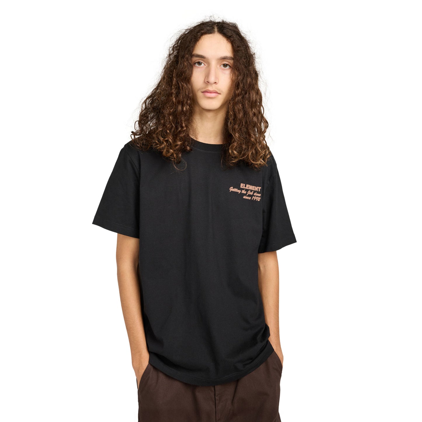 Element Job Done T-Shirt Flint Black - ELYZT00506-FBK