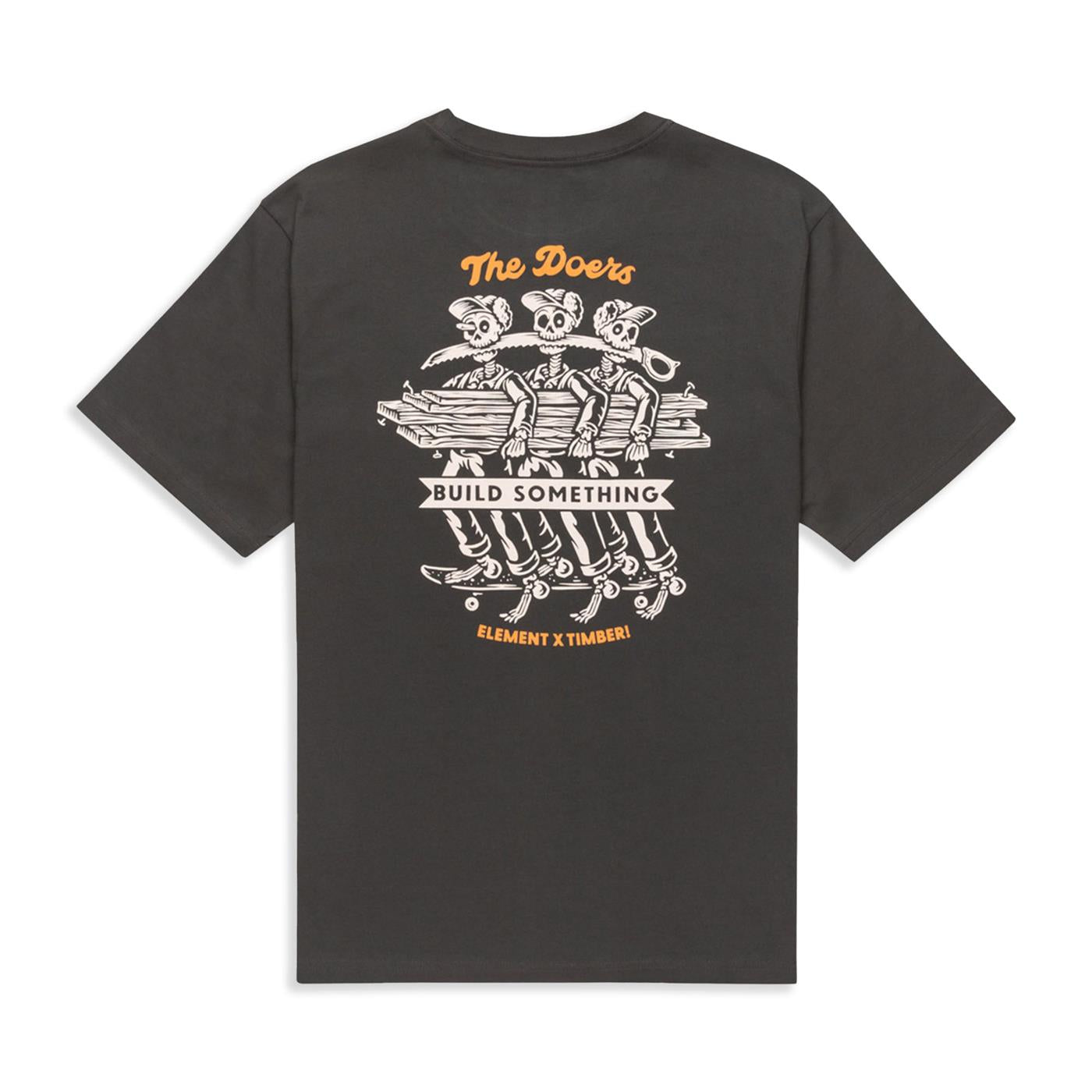 Element Timber Skeleton T-Shirt Off Black - ELYZT00517-KTA0