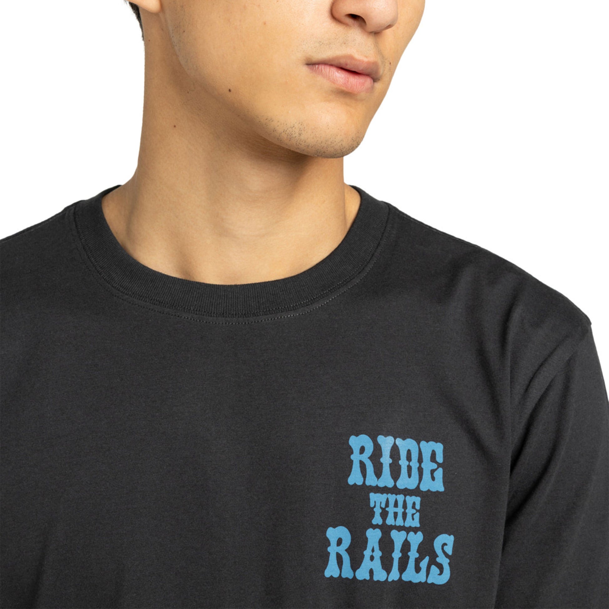 Element Timber On Track T-Shirt Off Black  - ELYZT00575-KTA0