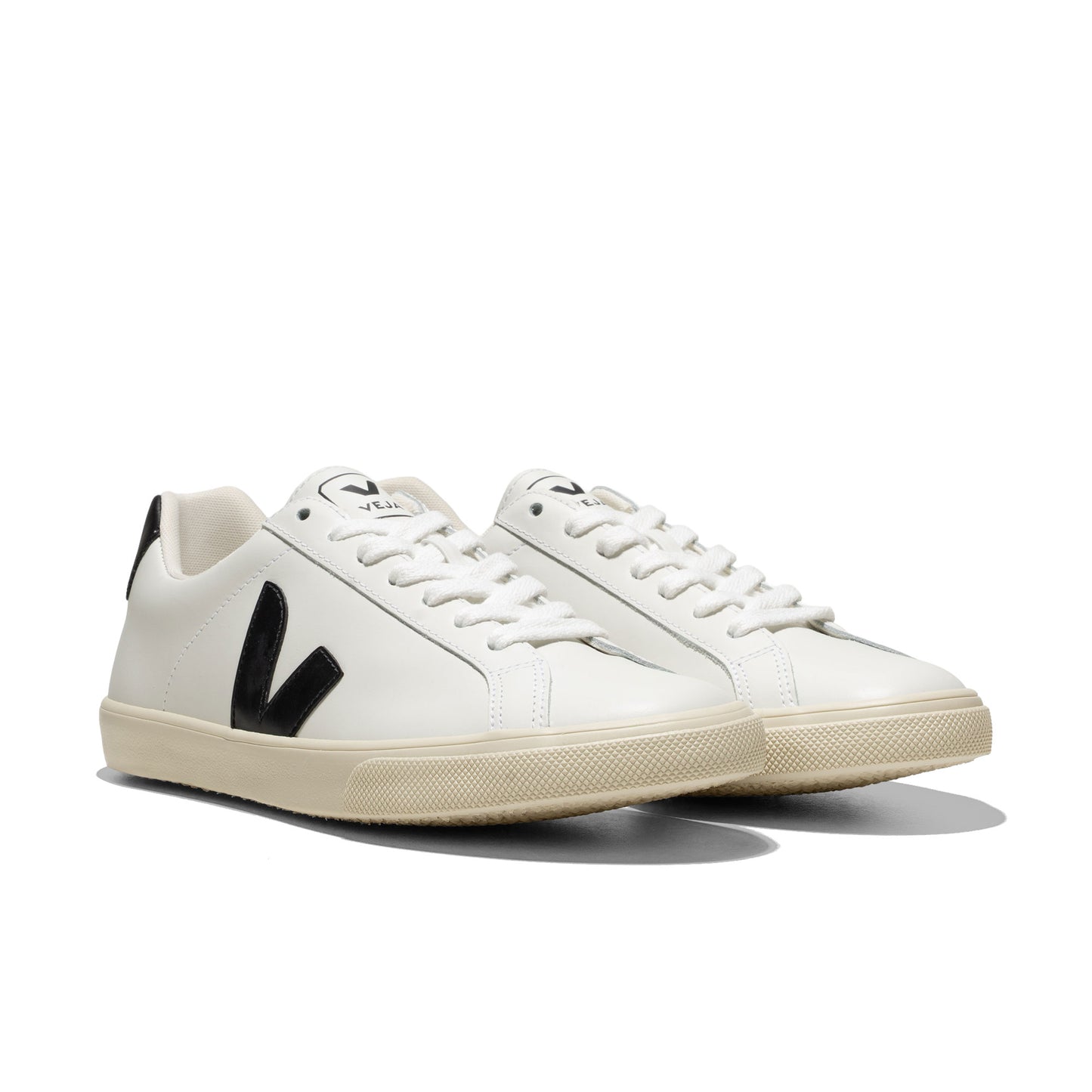 Veja Esplar Logo Leather White/Black - EO0200005