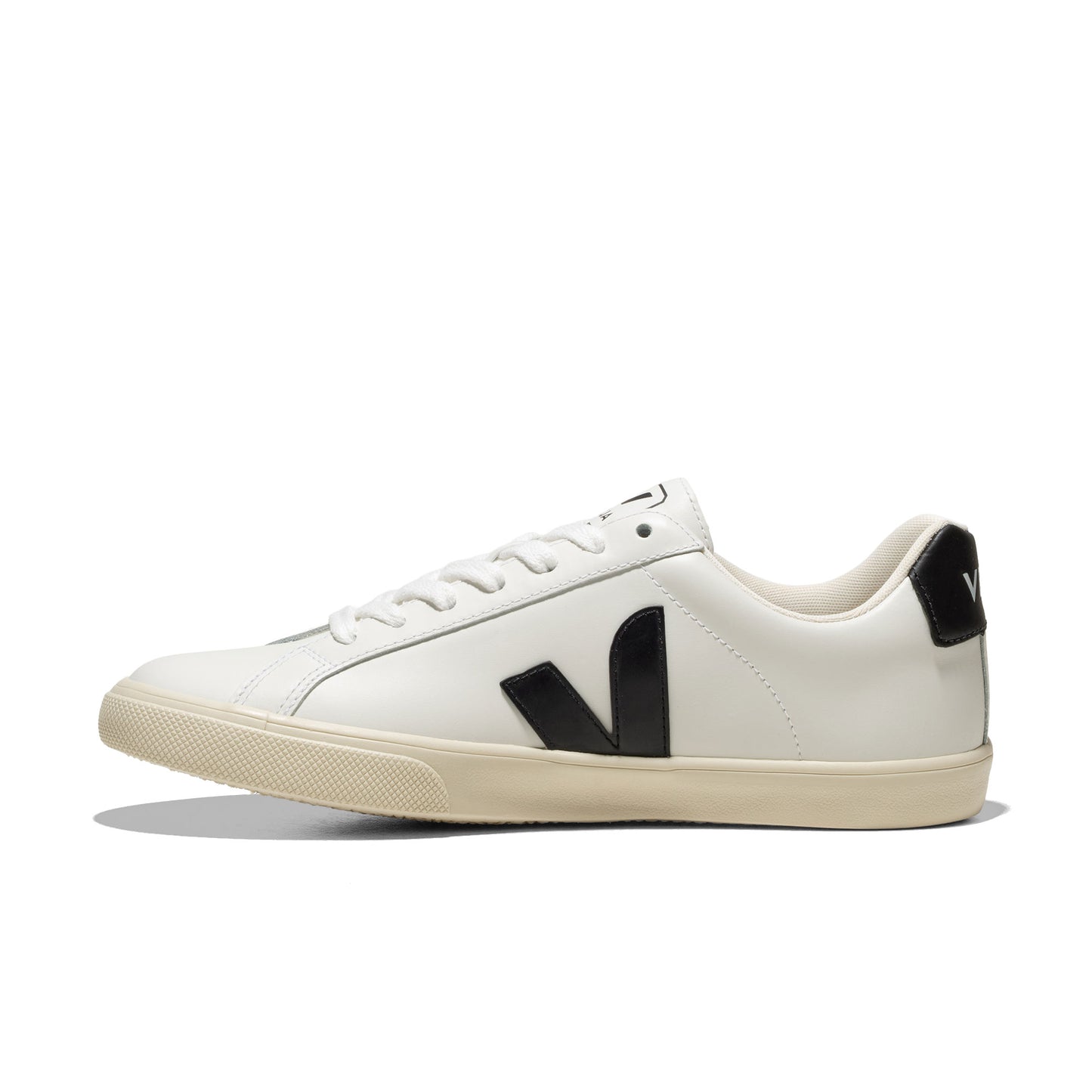 Veja Esplar Logo Leather White/Black - EO0200005