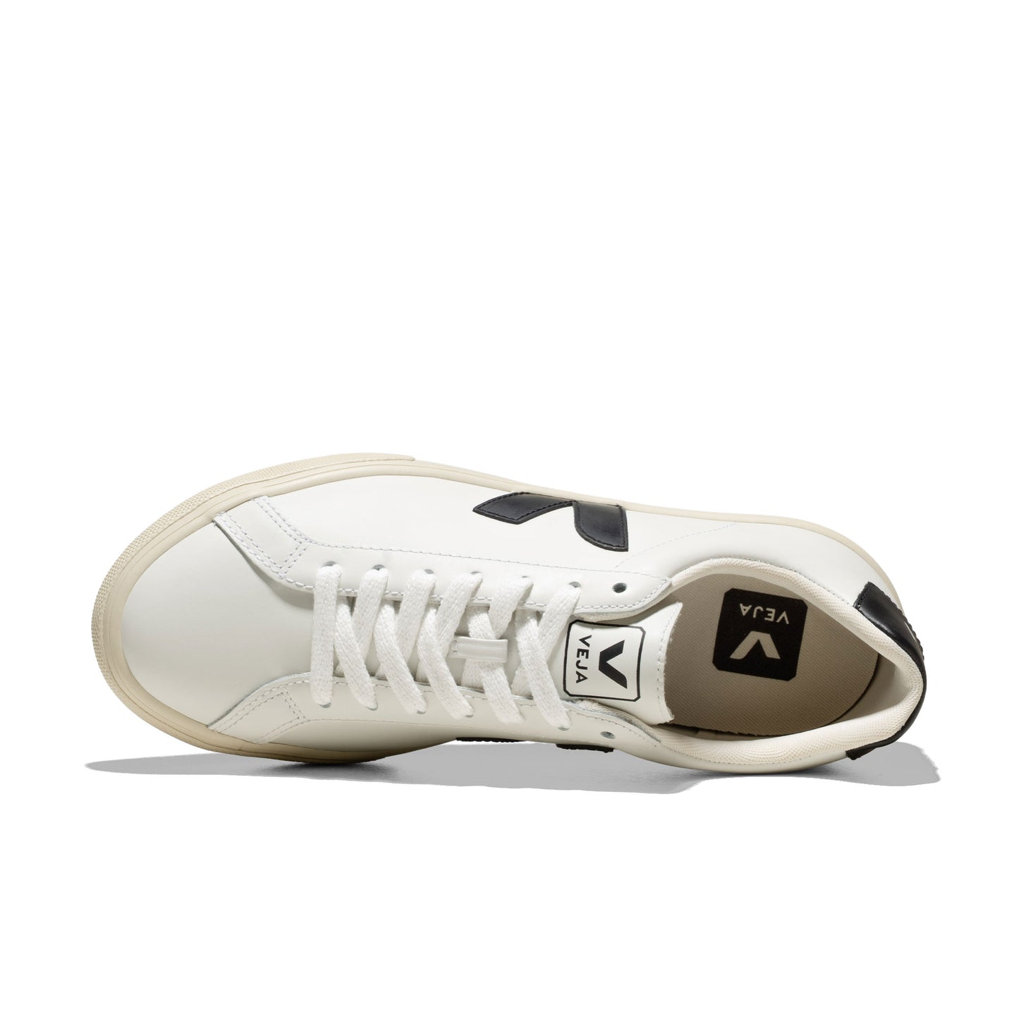 Veja Esplar Logo Leather White/Black - EO0200005