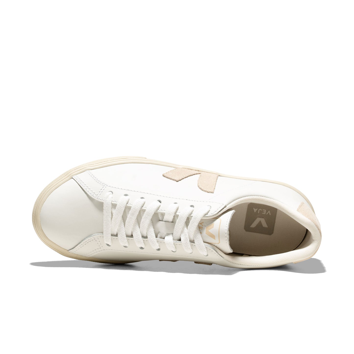 Veja Esplar Logo Leather White/Sable - EO0202335