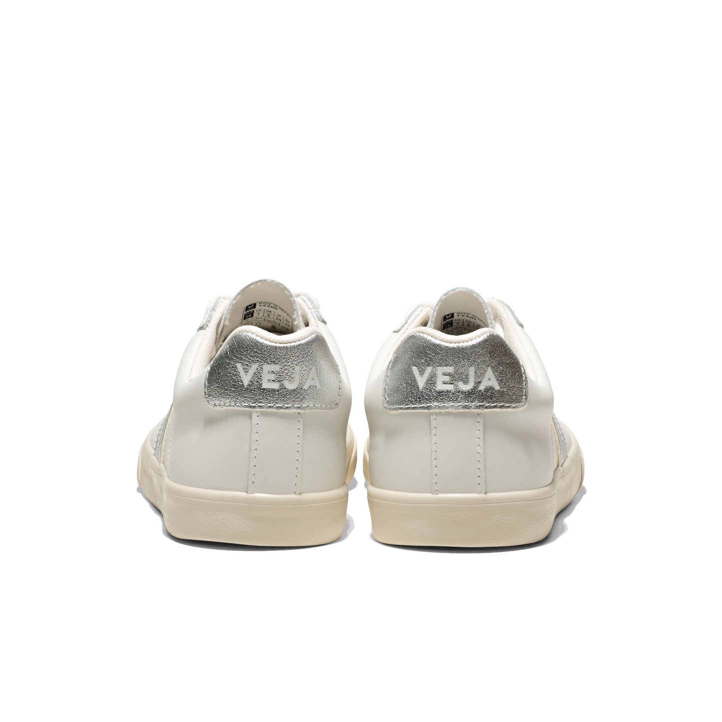 Veja Esplar Logo Leather White/Silver - EO0203883