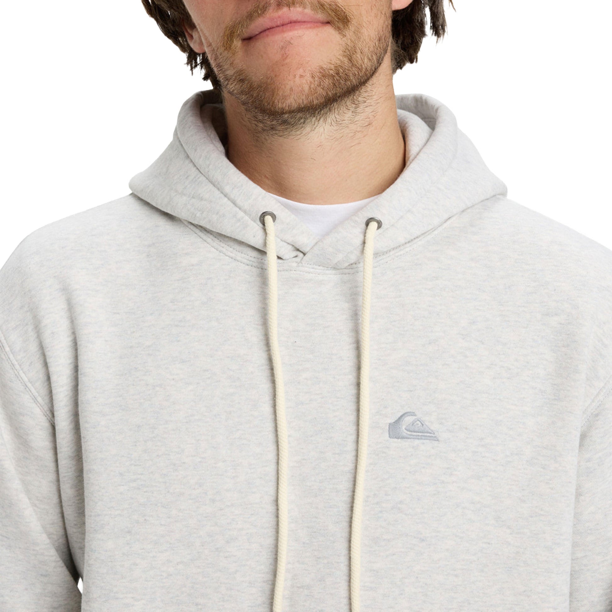 Quiksilver Salt Water Hood Light Grey Heather  - EQYFT05159-SJSH