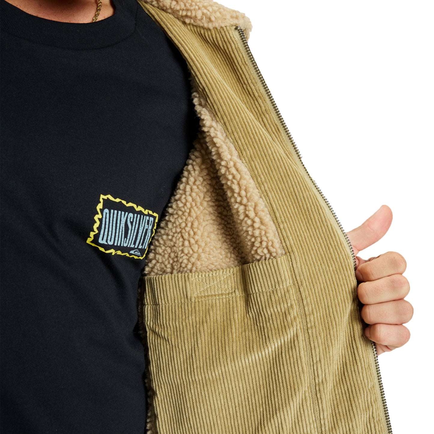 Quiksilver DNA Sherpa Jacket Sponge - EQYJK04201-TKP0