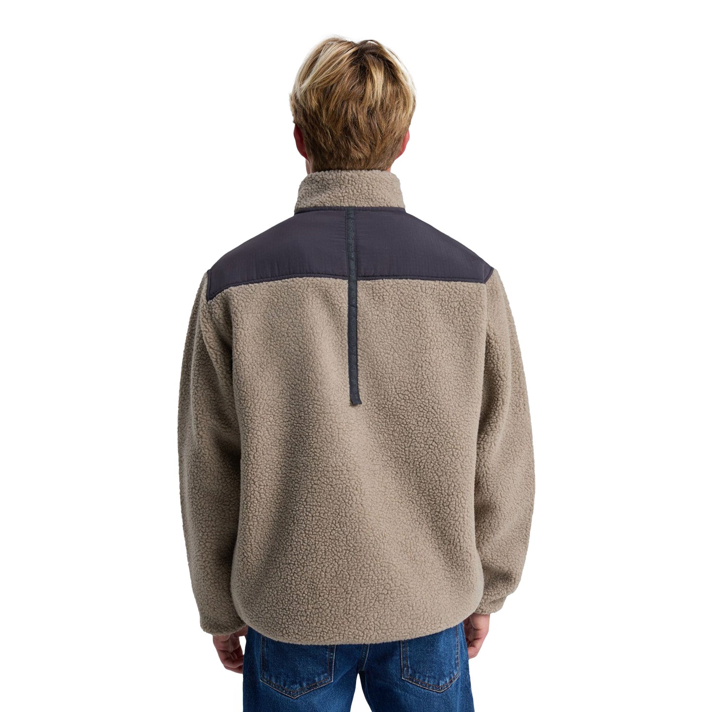 Quiksilver Shallow Water Sherpa Jacket Fallen Rock - EQYPF03076-TZC0