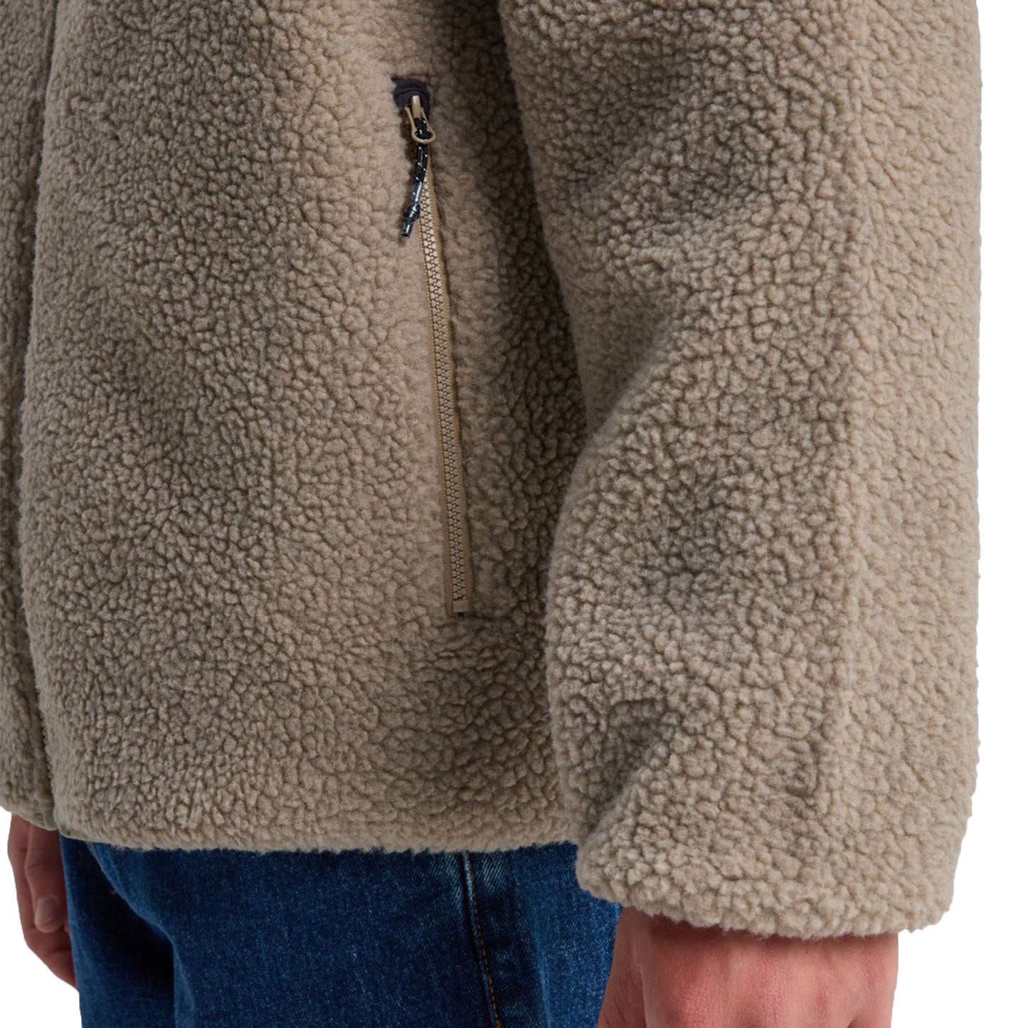 Quiksilver Shallow Water Sherpa Jacket Fallen Rock - EQYPF03076-TZC0