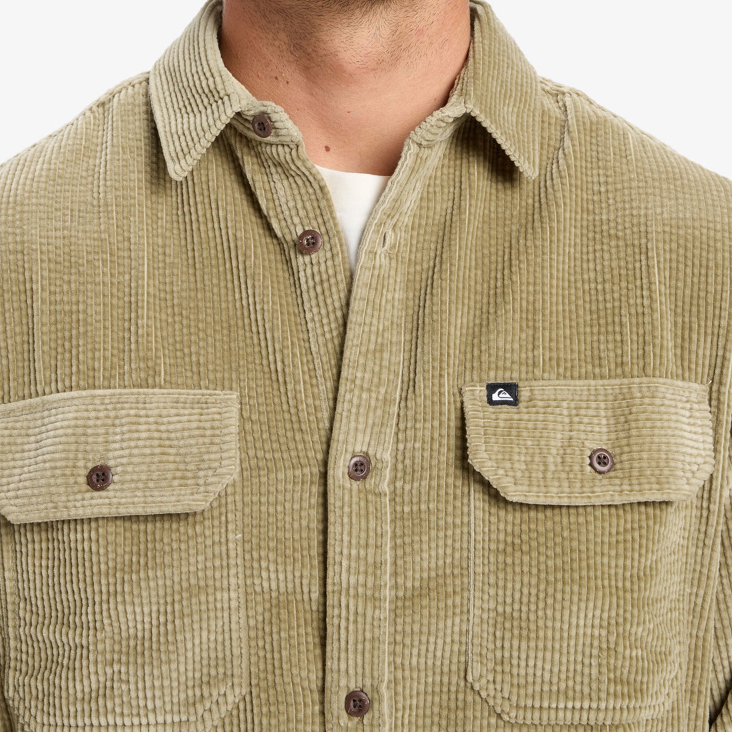 Quiksilver Venture Cord Shirt Sponge - EQYWT04646-TKP0