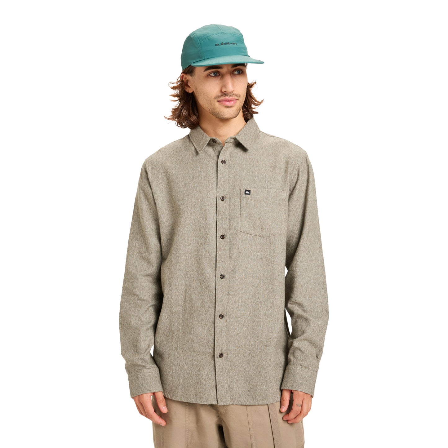Quiksilver Motherfly Heather Shirt Grape Leaf - EQYWT04659-CRE0