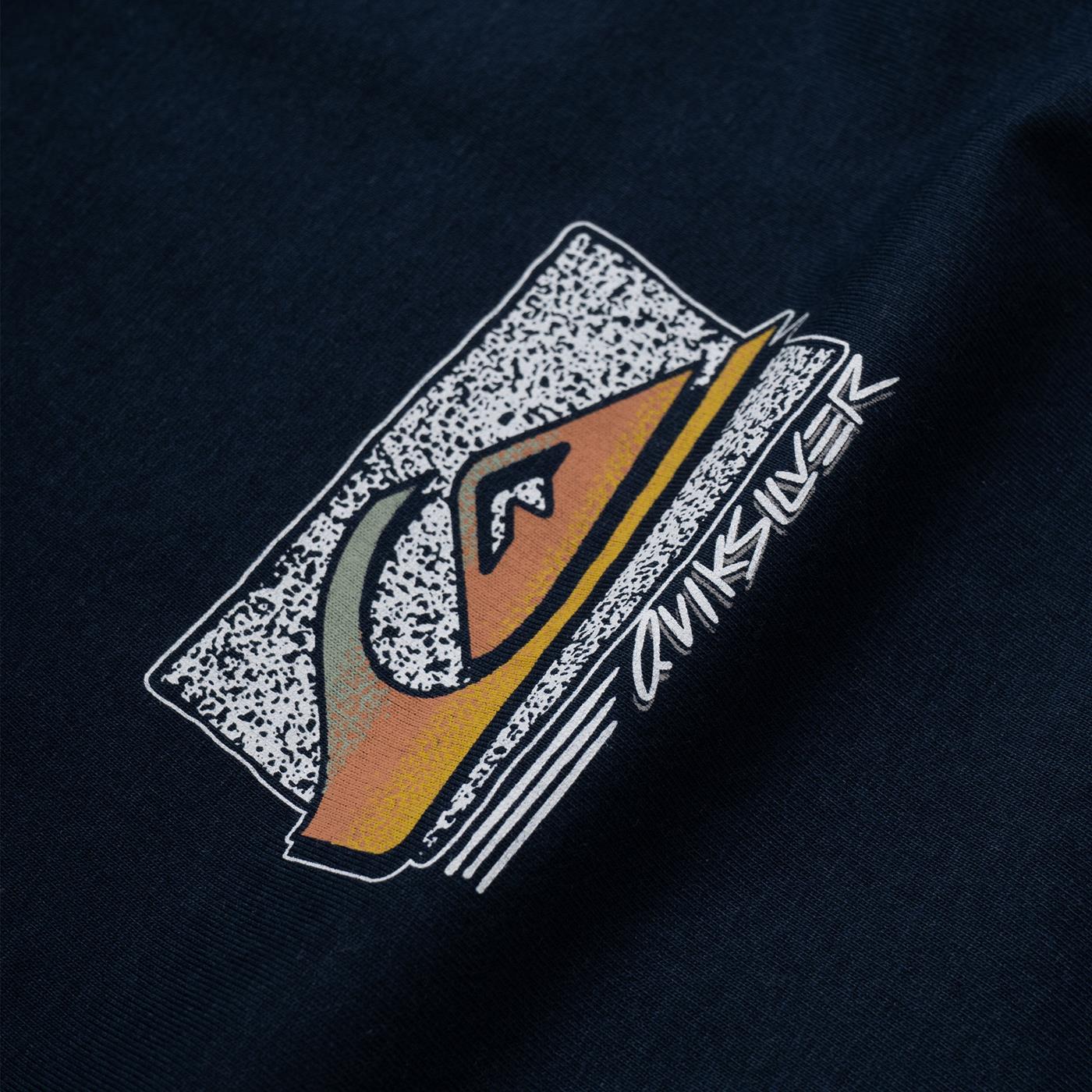 Quiksilver Retro Fade SS T-Shirt Navy Blazer - EQYZT07231-BYJ0