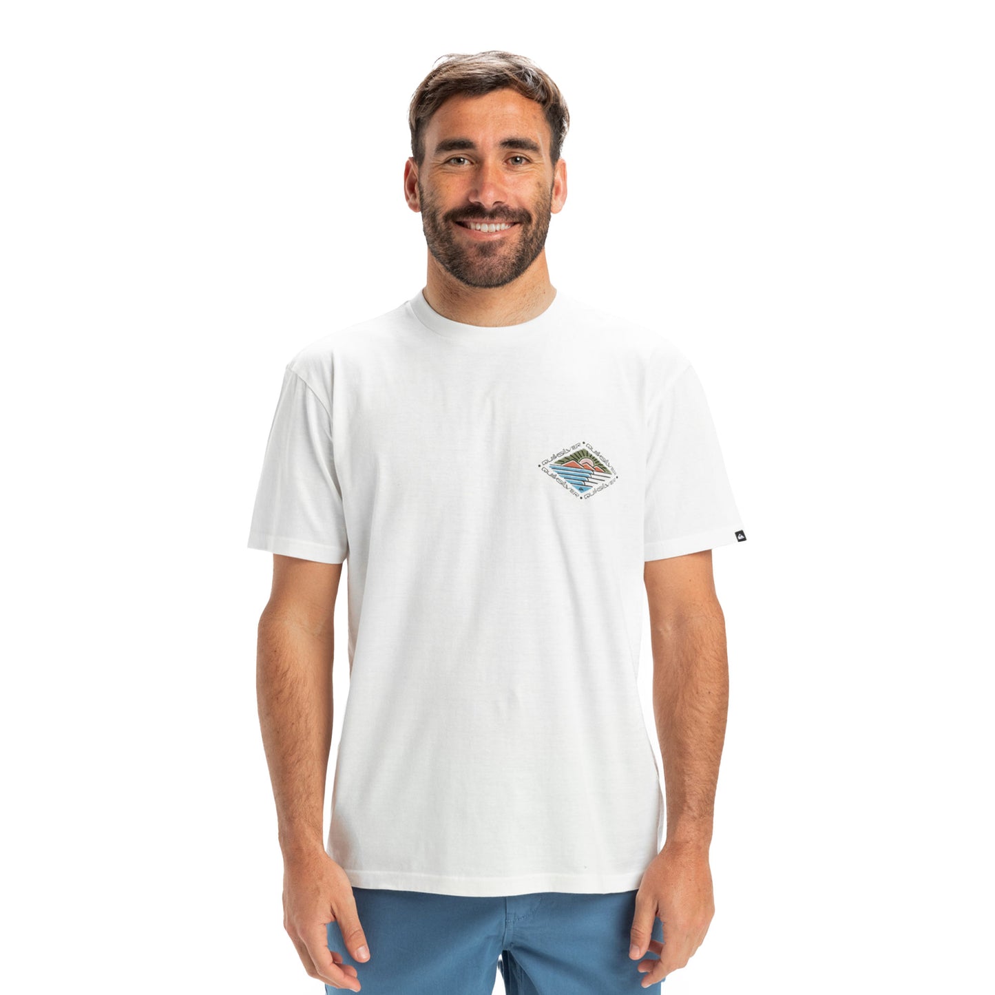 Quiksilver Evo Future Islands SS Tee Snow White - EQYZT08038-WBK0