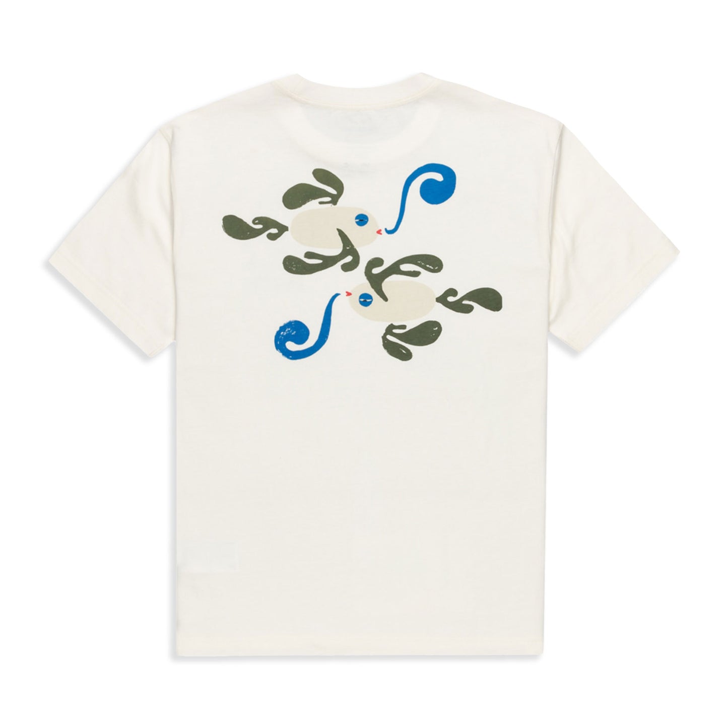 RVCA Lauryn Alvarez Fishschool T-Shirt Antique White - EVYZT00252-ANW