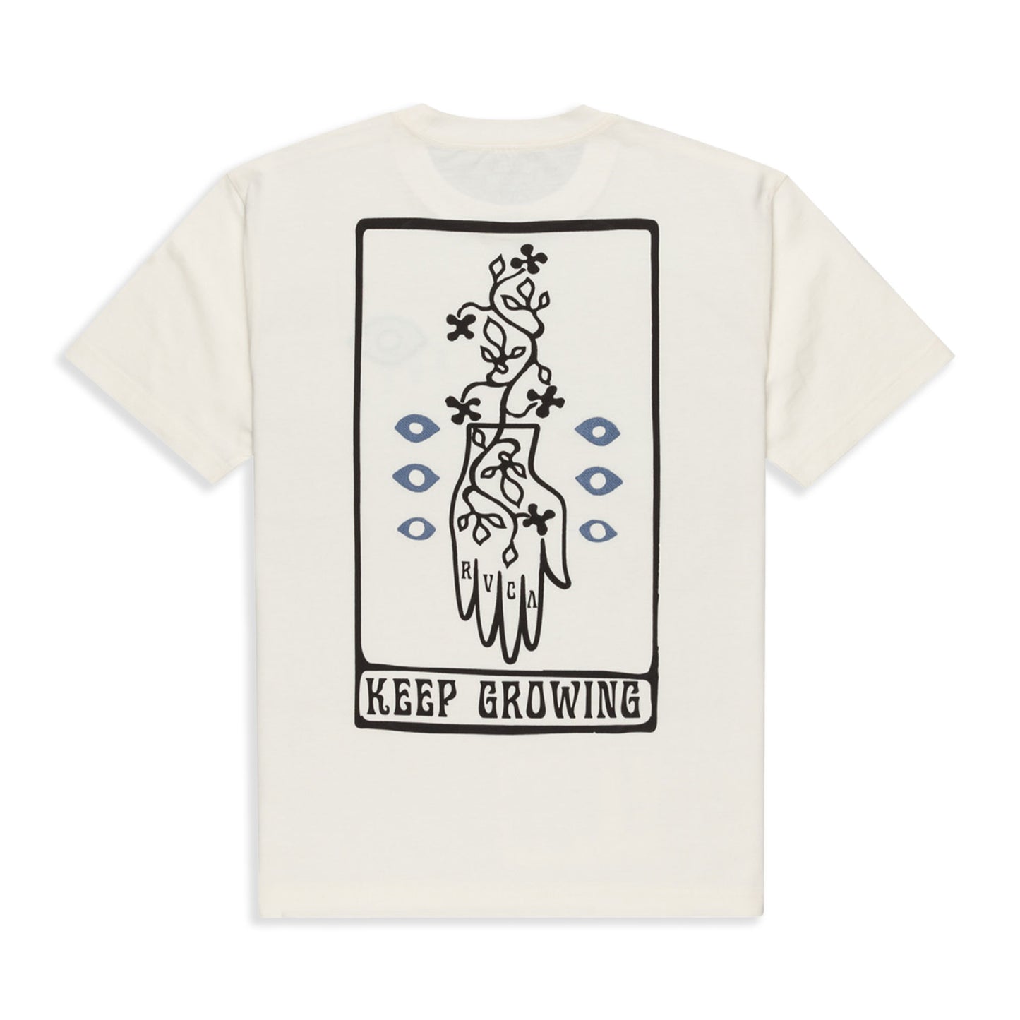 RVCA Keep Growing T-Shirt Antique White - EVYZT00253-ANW