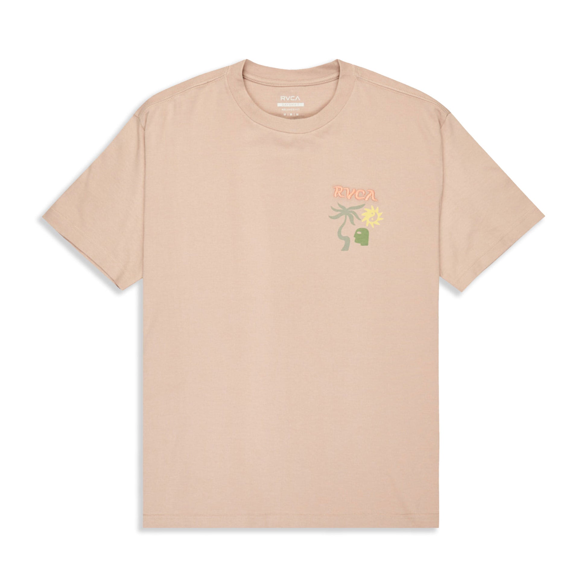 RVCA Deep Think T-Shirt Pale Mauve  - EVYZT00288-PAL