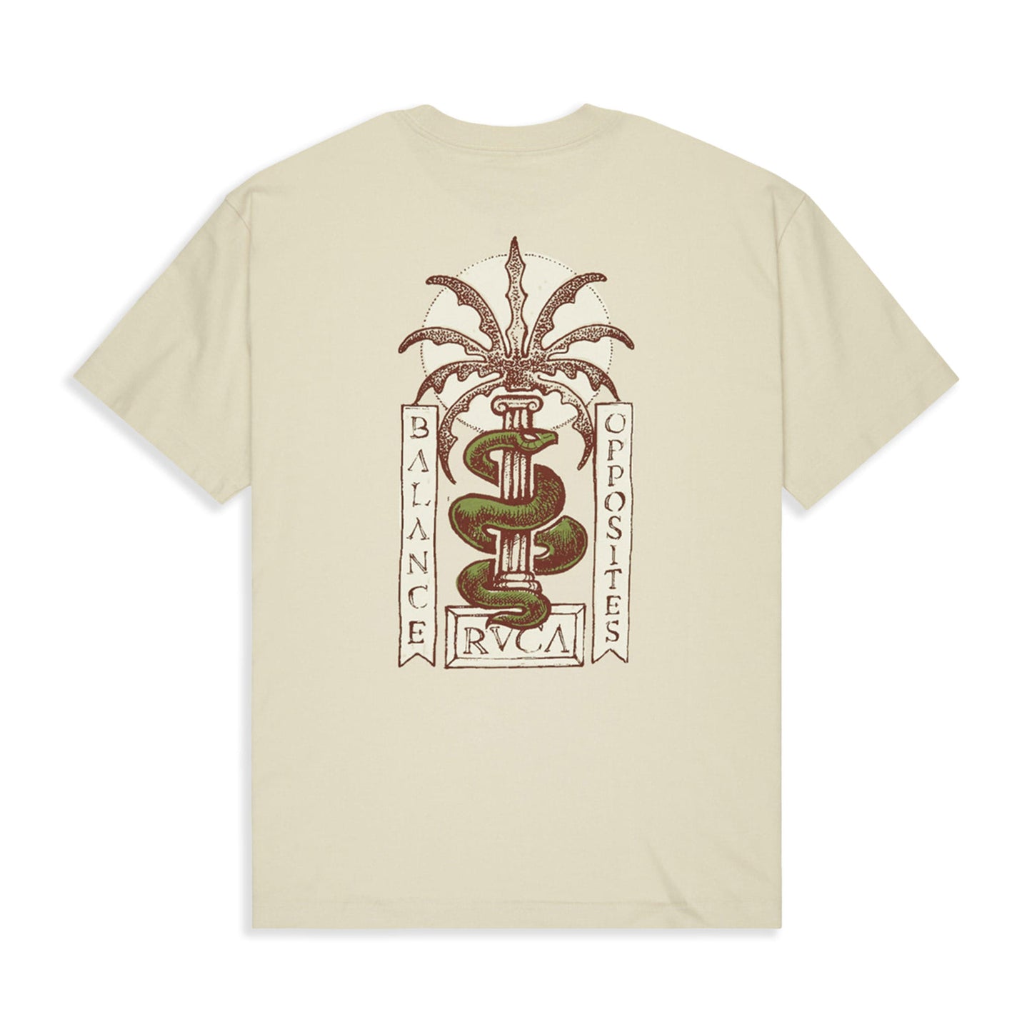 RVCA Serpent T-Shirt Ceramic - EVYZT00299-CER