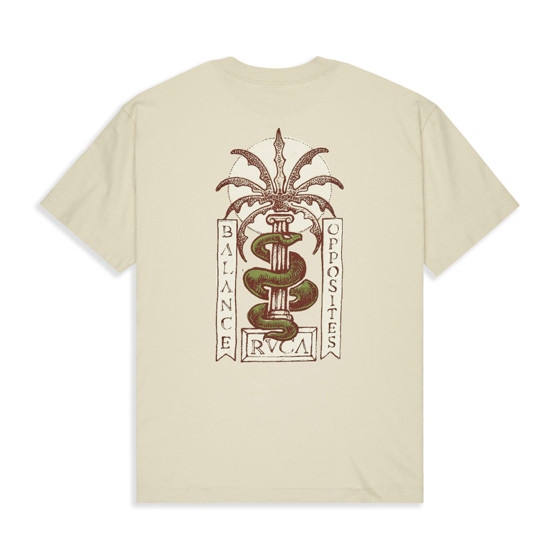 RVCA Serpent T-Shirt Ceramic  - EVYZT00299-CER