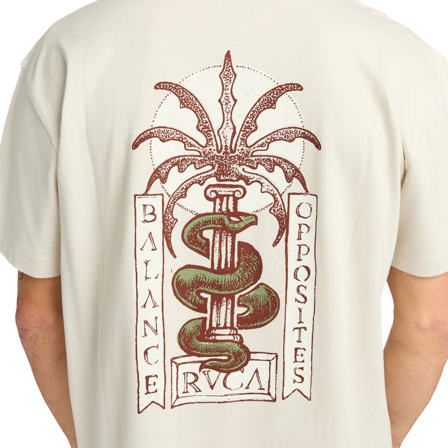 RVCA Serpent T-Shirt Ceramic - EVYZT00299-CER
