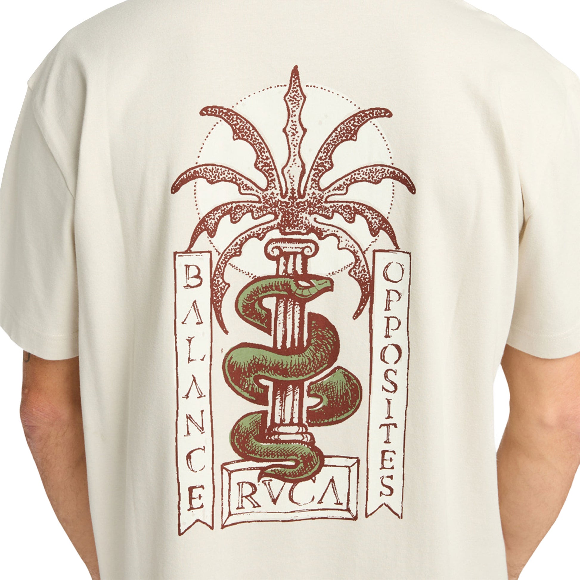 RVCA Serpent T-Shirt Ceramic  - EVYZT00299-CER