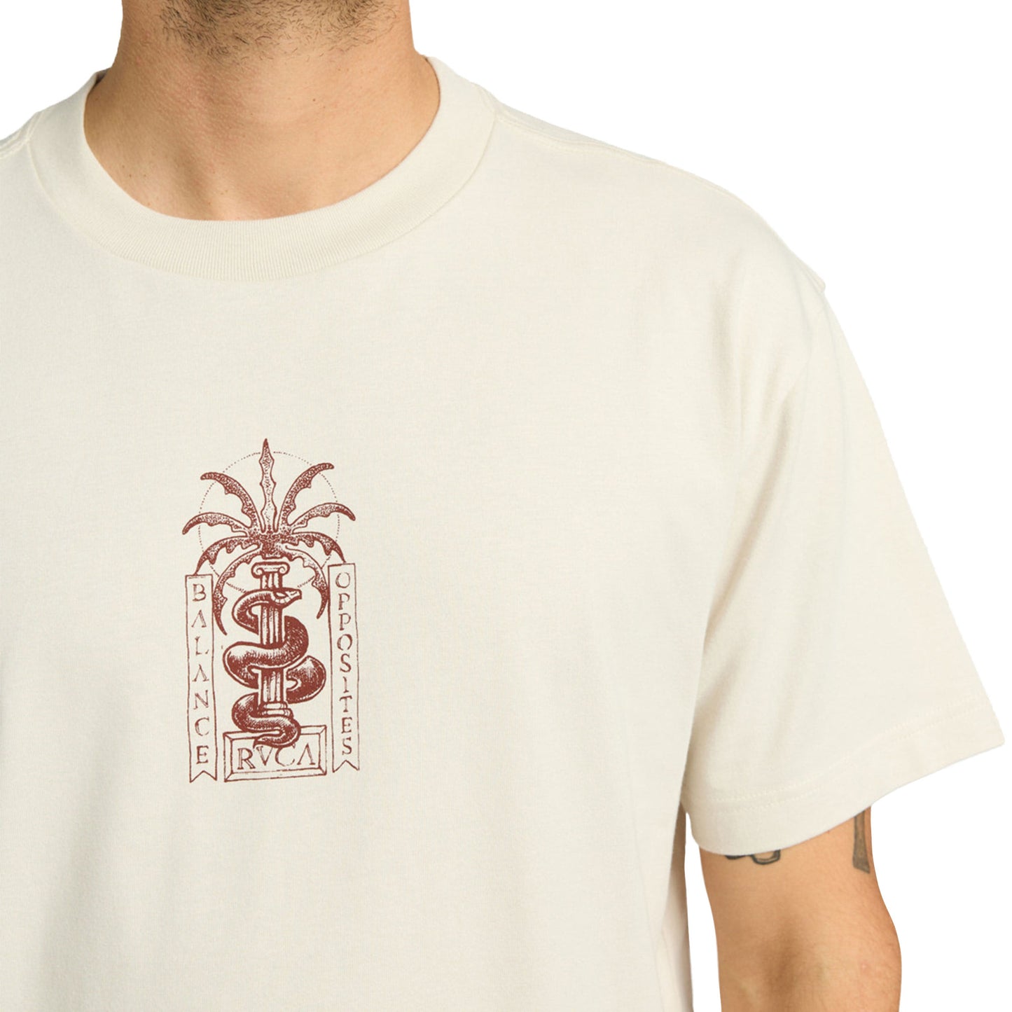RVCA Serpent T-Shirt Ceramic - EVYZT00299-CER