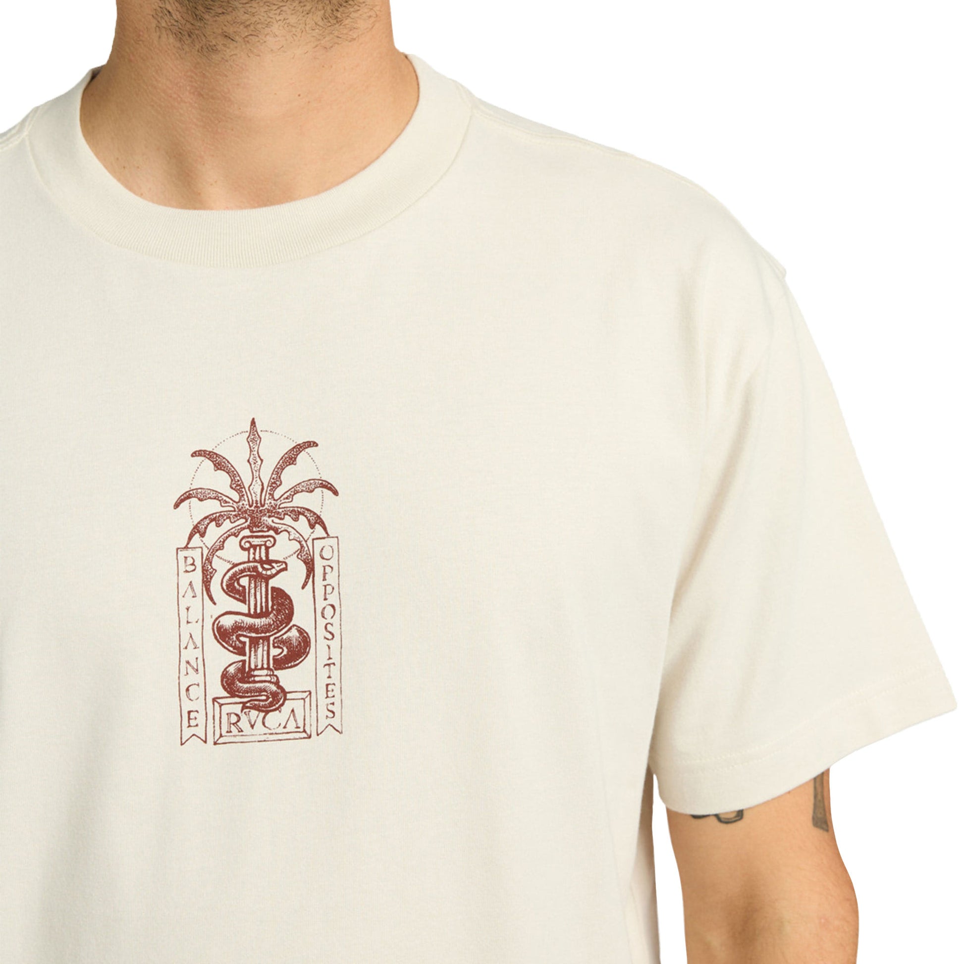 RVCA Serpent T-Shirt Ceramic  - EVYZT00299-CER