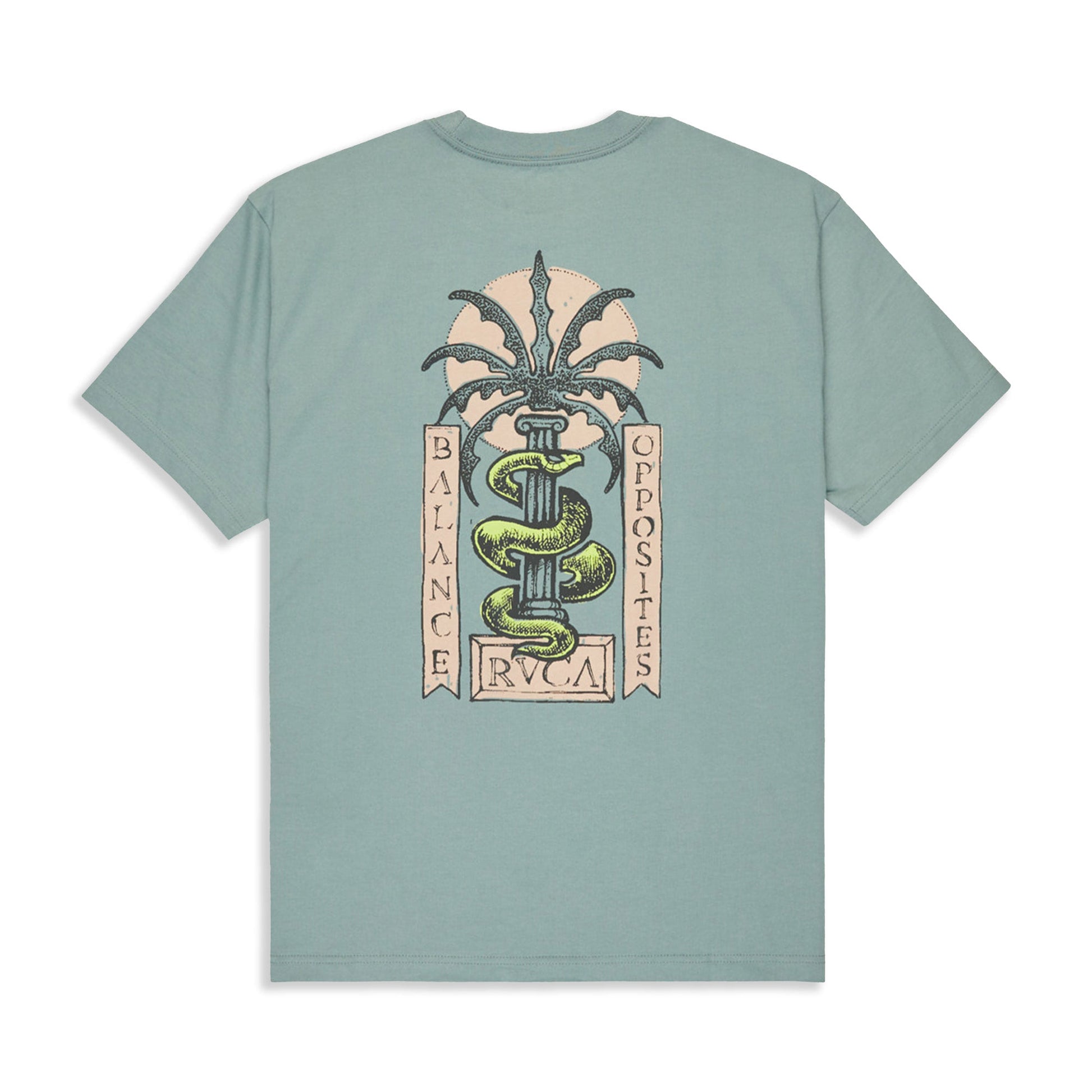 RVCA Serpent T-Shirt Lead  - EVYZT00299-SLK0
