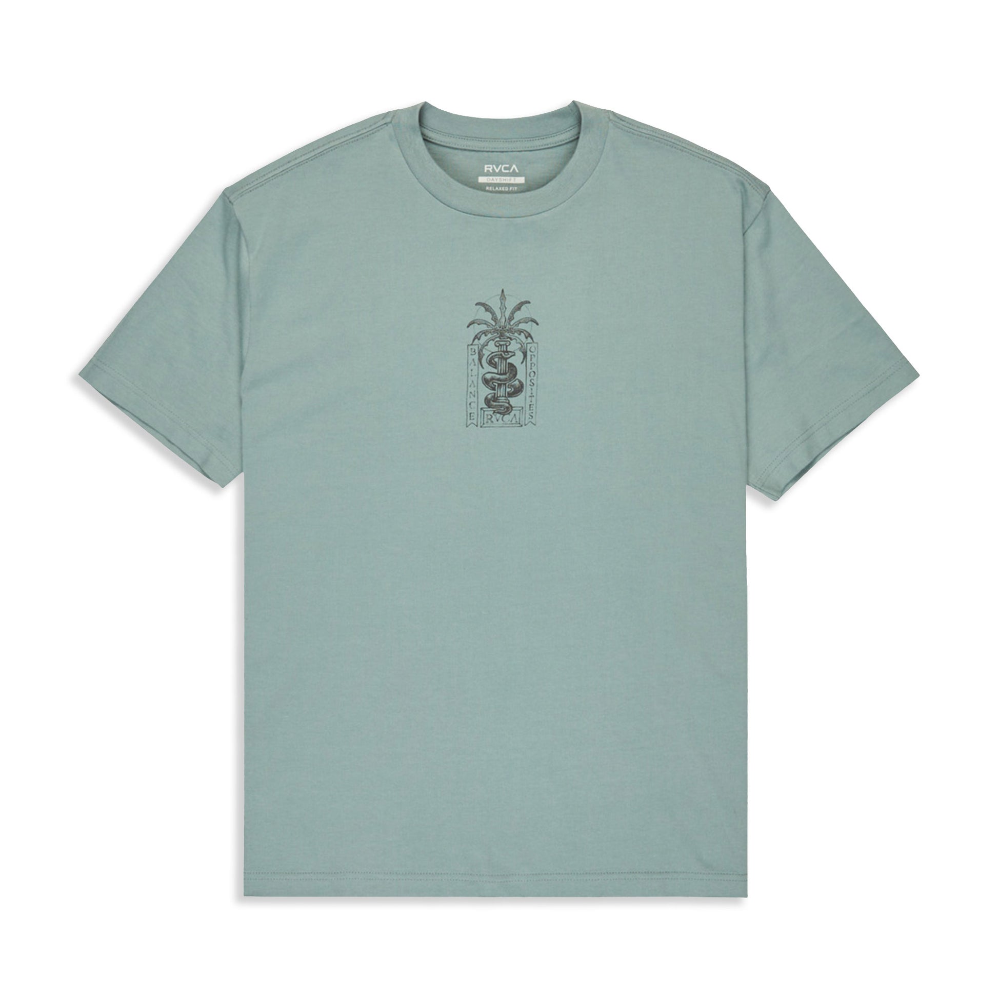 RVCA Serpent T-Shirt Lead  - EVYZT00299-SLK0