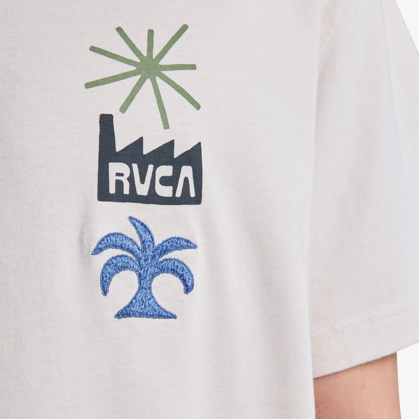 RVCA Mirage T-Shirt Moonbeam - EVYZT00338-SEZ0