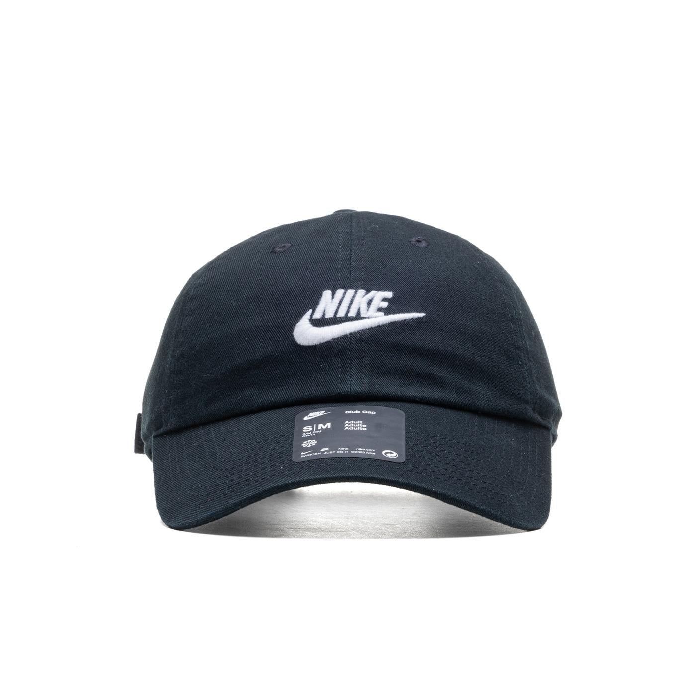 Nike Club Unstructured Futura Wash Cap Black/White - FB5368-011