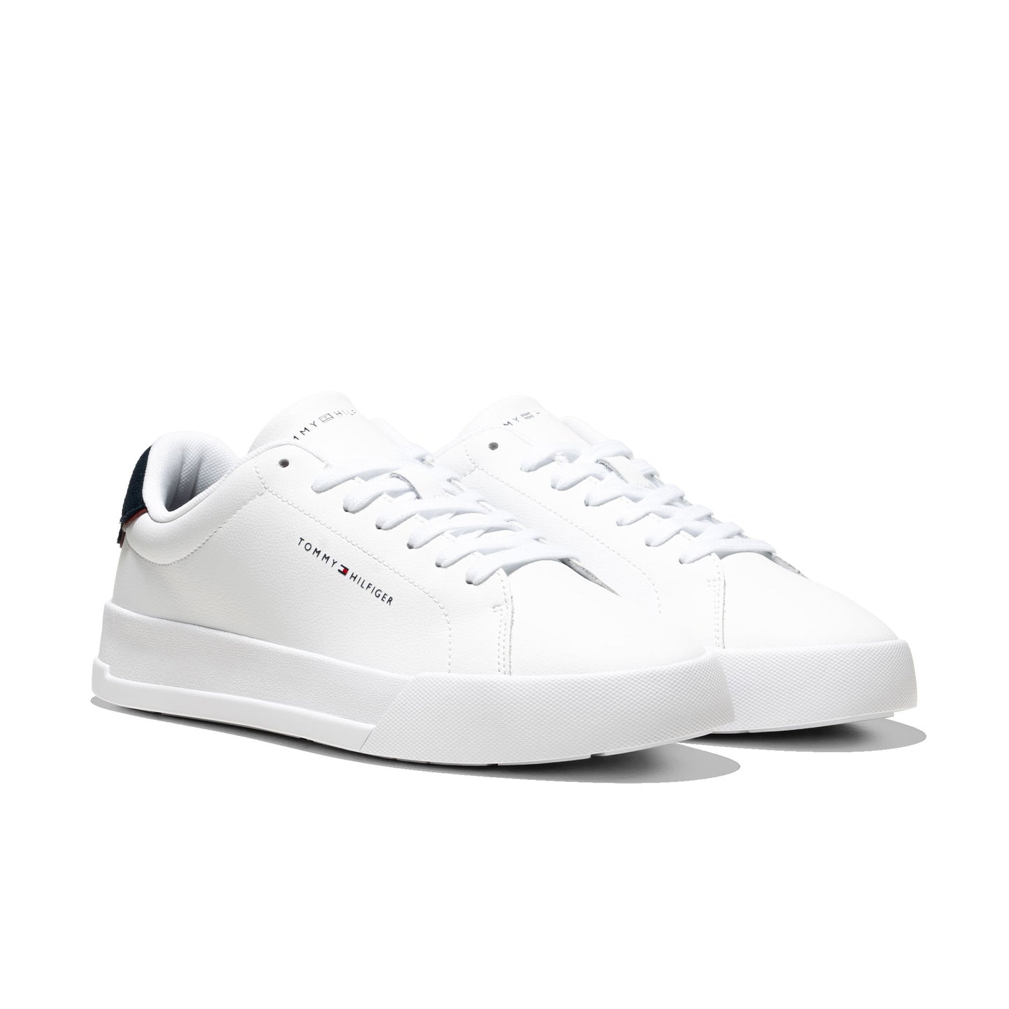 Tommy Hilfiger Court Leather Detail Essential White/Sky - FM0FM053670LD