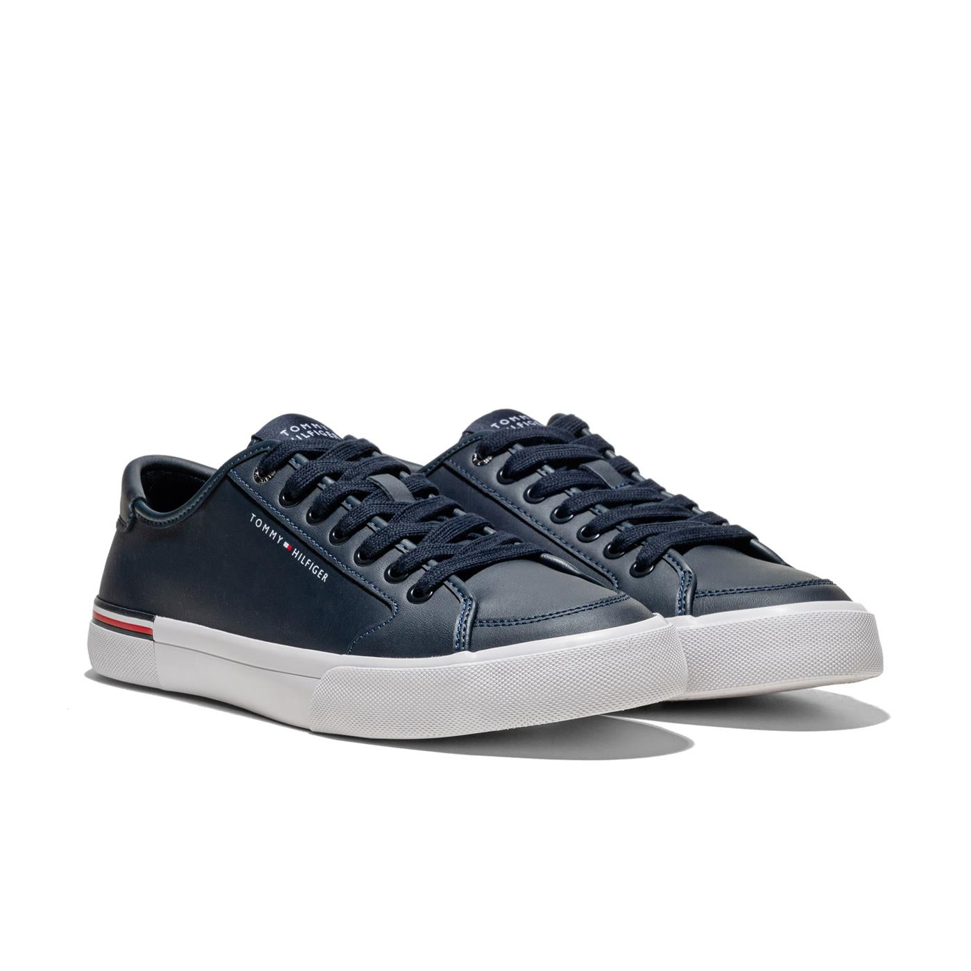 Tommy Hilfiger Core Corporate Vulc Leather Desert Sky  - FM0FM05399DW5